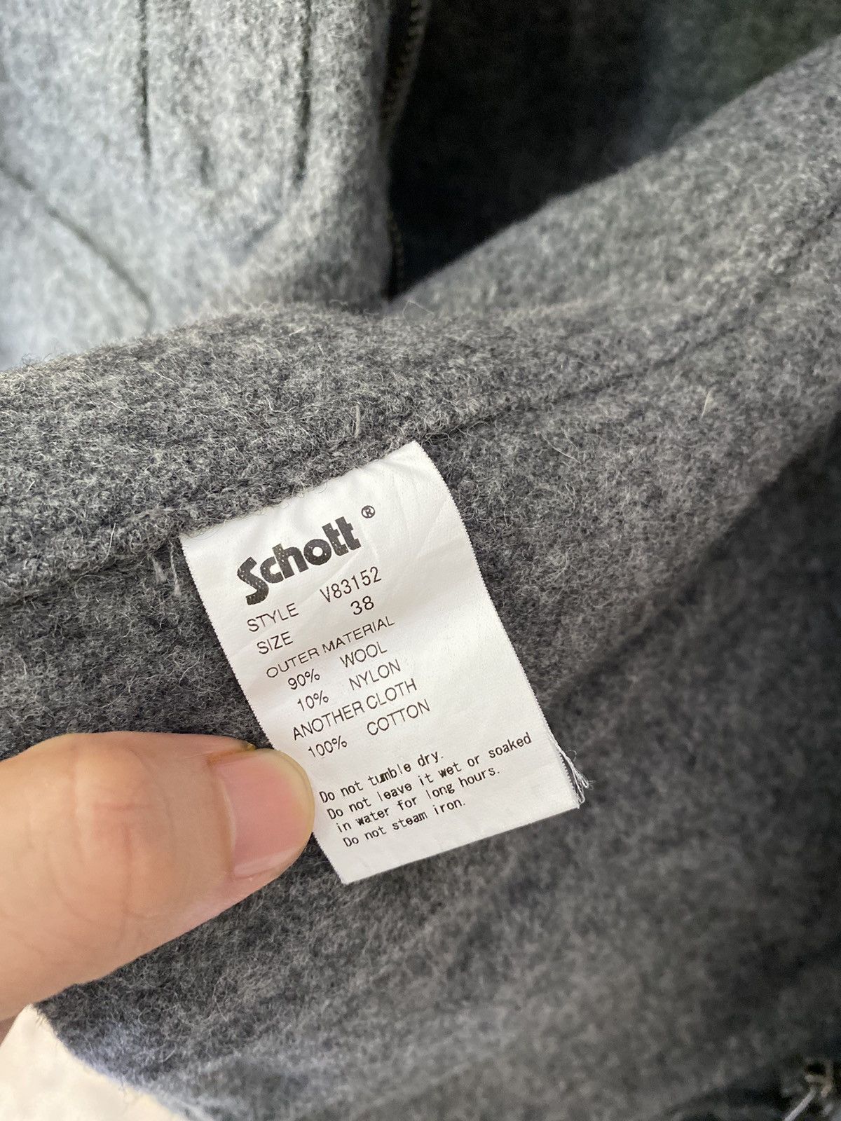 Schott 🔥AW08 Victim x Schott NYC Melton M-65 Wool Jacket Size US S / EU 44-46 / 1 - 15 Thumbnail