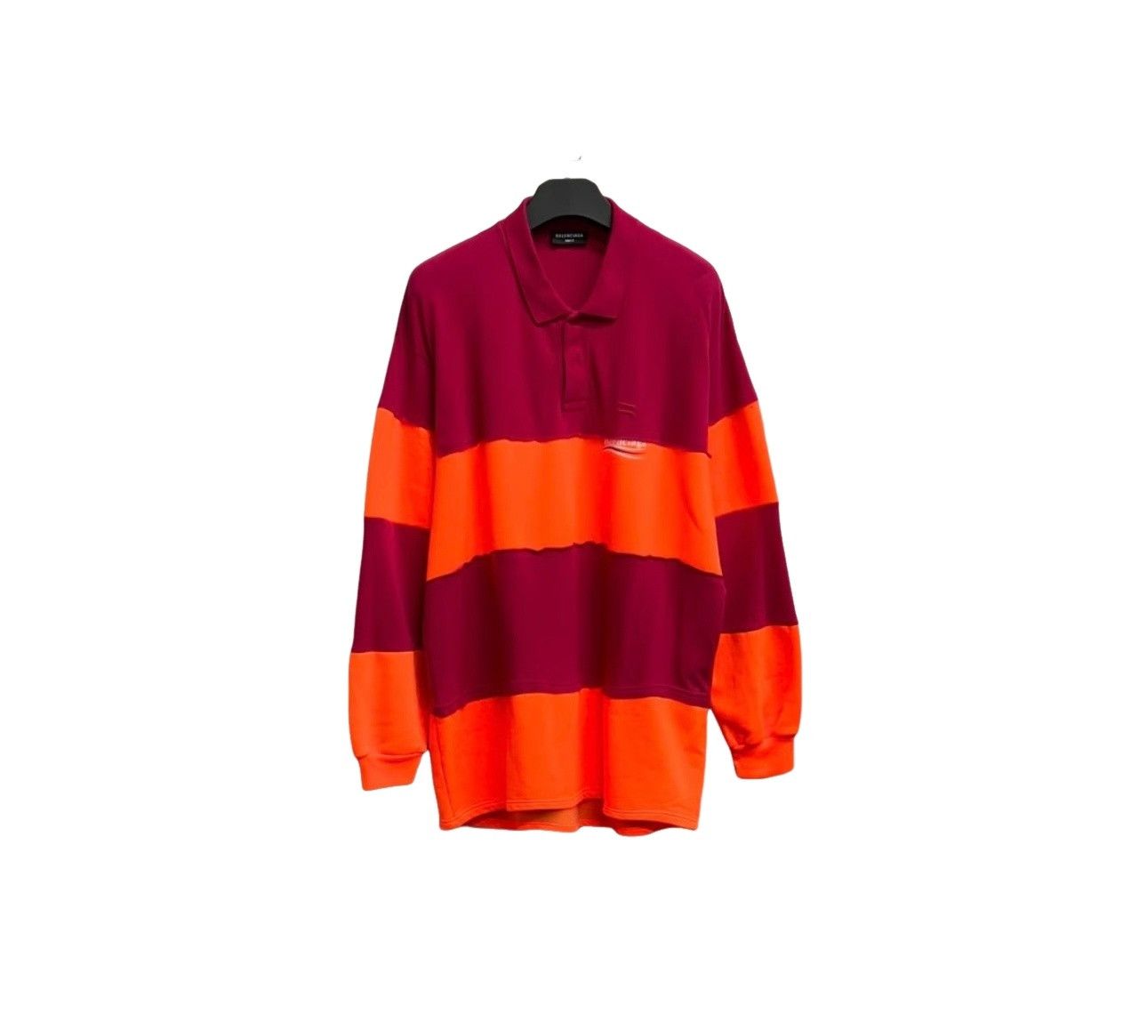 Balenciaga Balenciaga Campaign Logo Striped Polo S Size US S / EU 44-46 / 1 - 1 Thumbnail