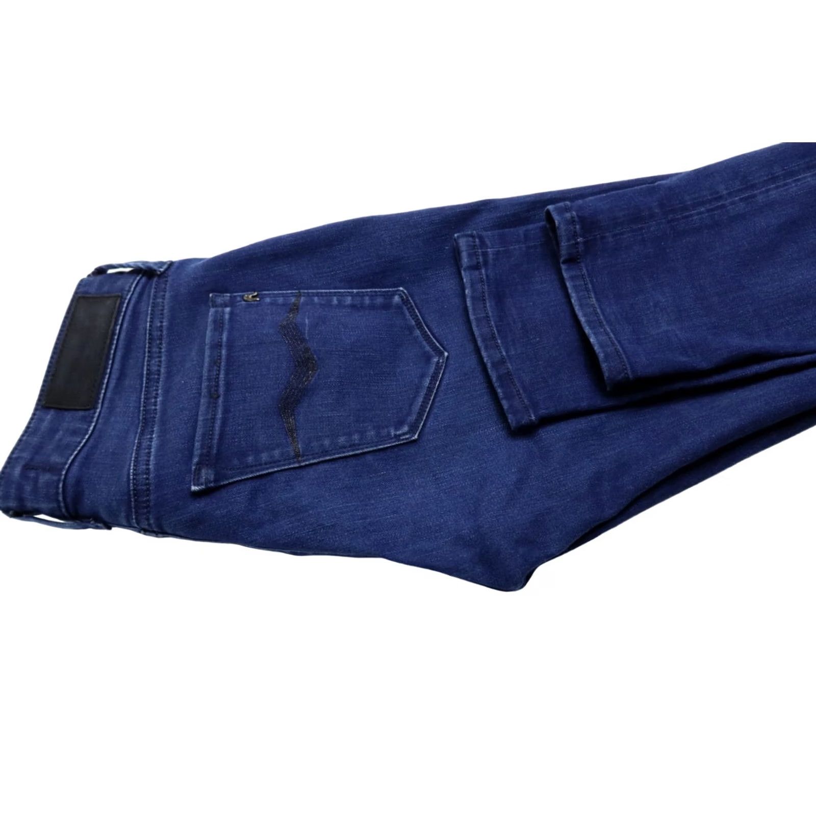 Replay REPLAY Luz Jeans Women's W27/L32 Skinny Fit Whiskers Dark Zip Fly Faded Casual Size 27" / US 4 / IT 40 - 5 Thumbnail
