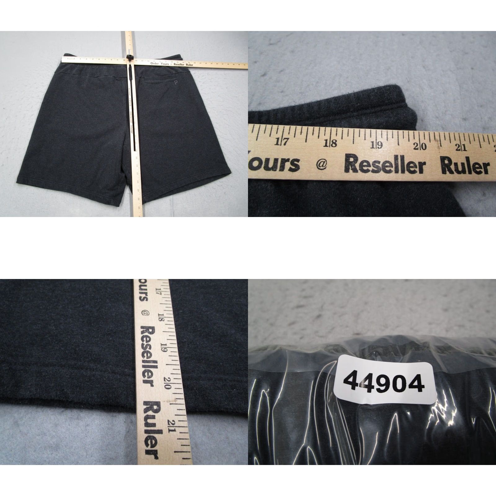 Vintage PUBLIC REC Mens Gray Fleece Shorts 44 Pima Cotton Blend Drawstring Pockets 8" Inseam Summer Beach City Travel Casual Workwear Size US 44 / EU 60 - 8 Thumbnail