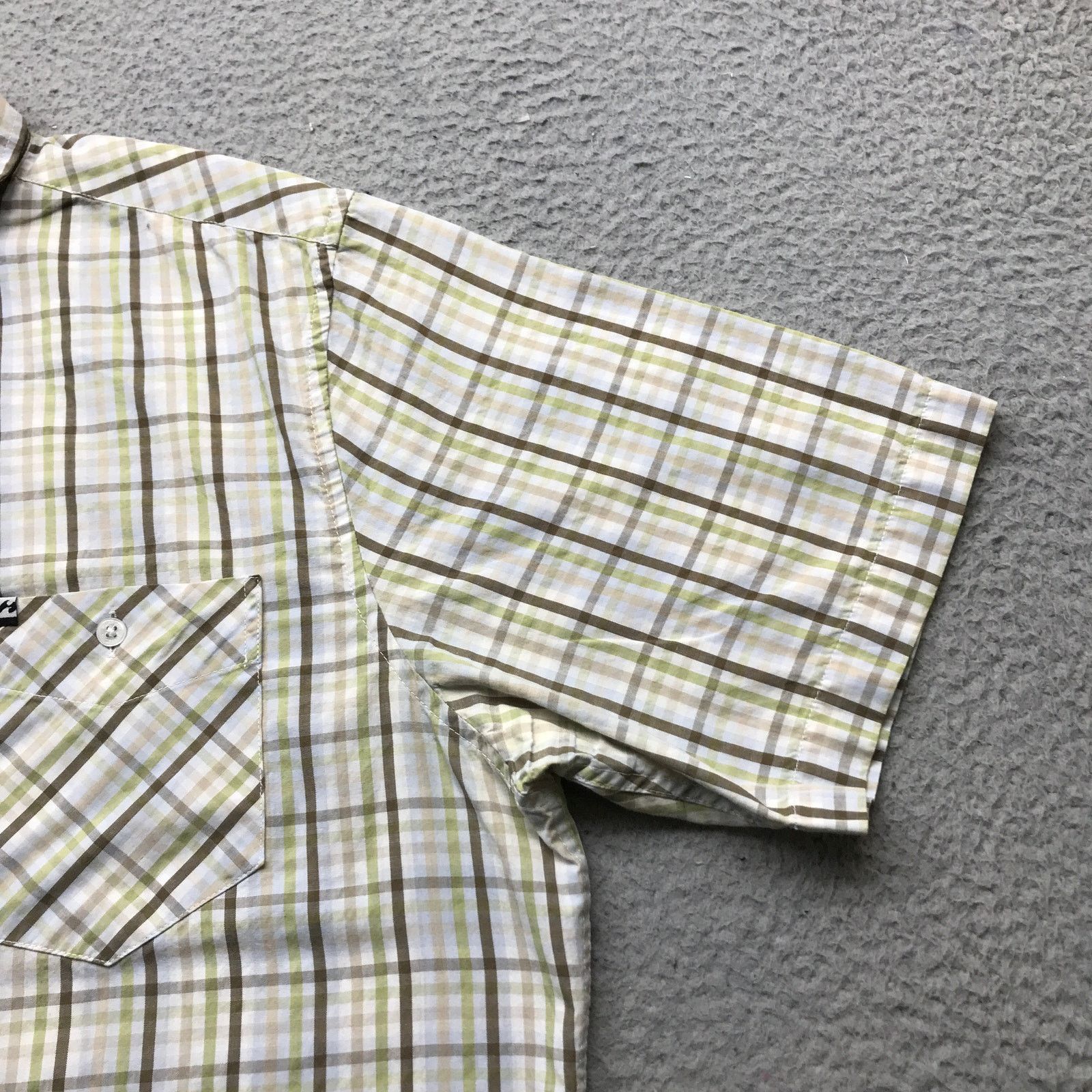 Billabong Billabong Short Sleeve Button Up Graph Shirt Mens XL White Size US XL / EU 56 / 4 - 7 Thumbnail