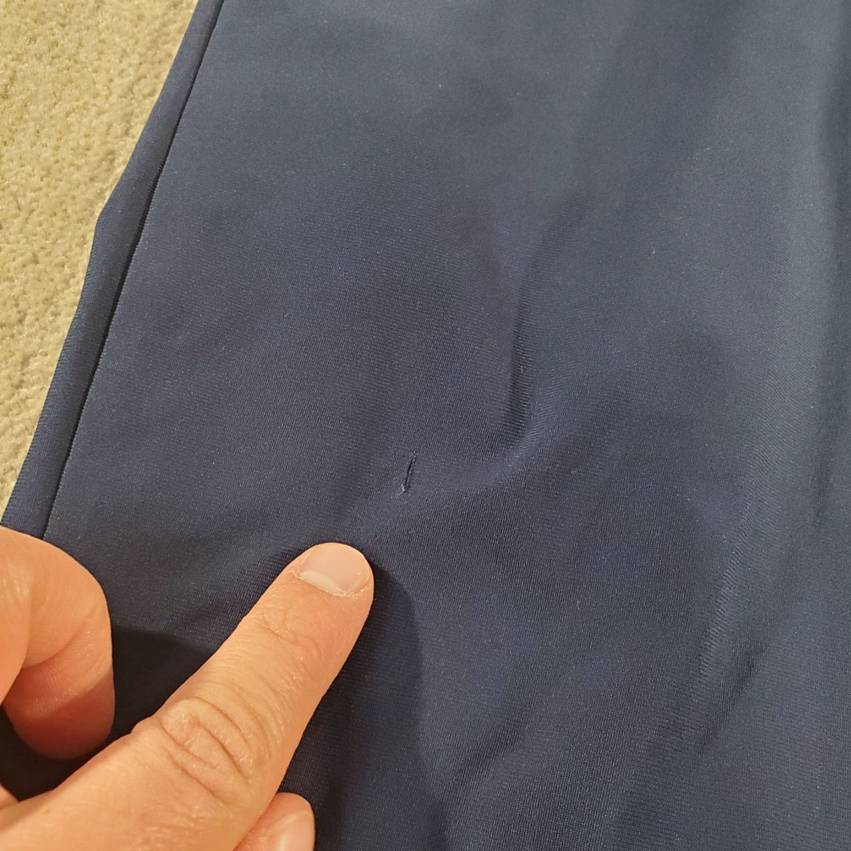 Rhone Rhone Pants Mens 34x32 Blue Chino Solid Lightweight Breathable Quick Dry Stretch Logo Size US 34 / EU 50 - 4 Thumbnail