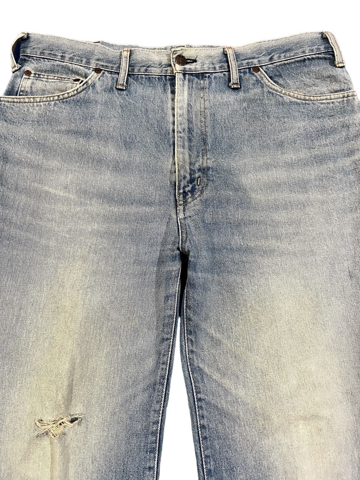 Le Grande Bleu (L.G.B.) Vintage BigStone Baggy Distressed Denim Size US 37 - 2 Thumbnail