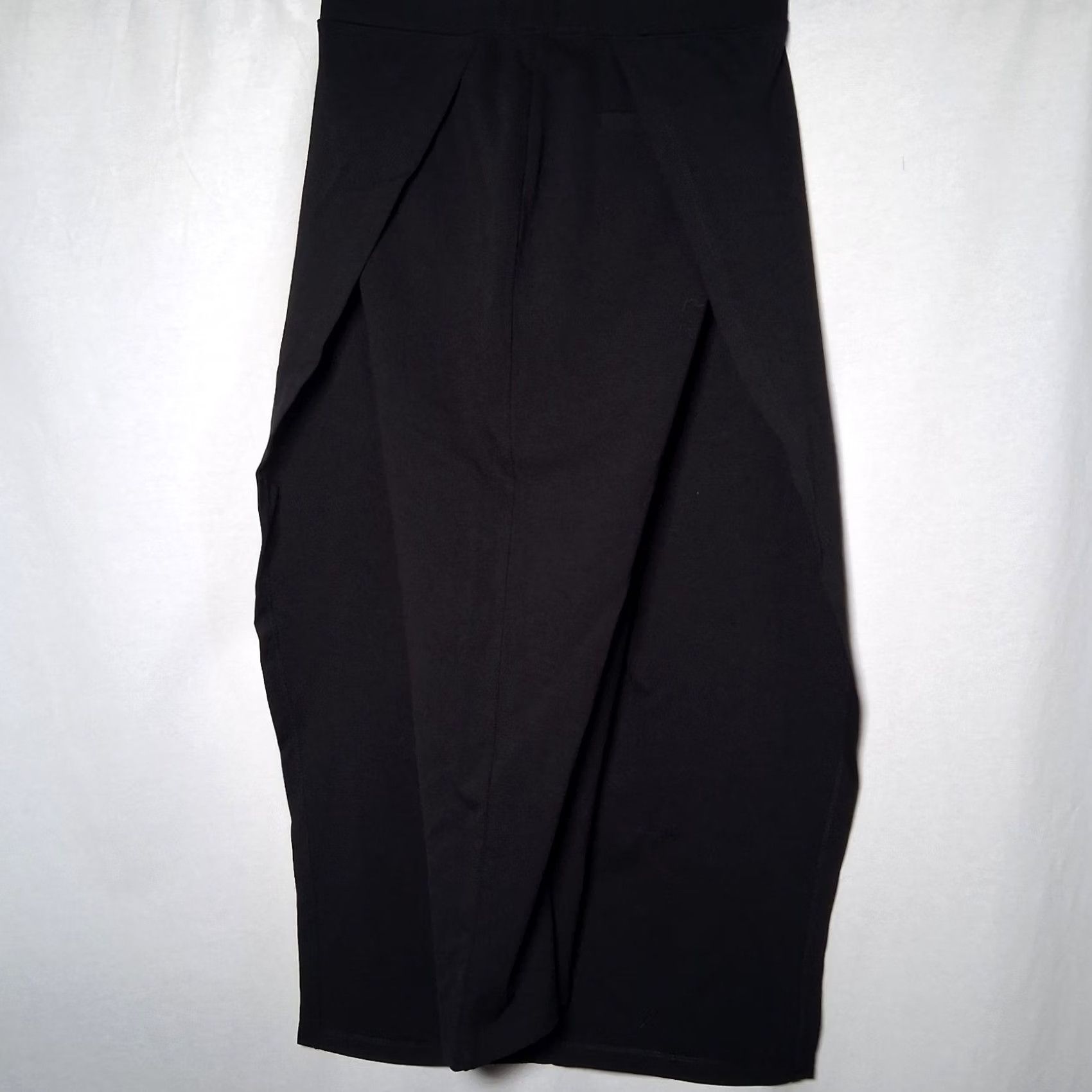 Vintage VINTAGE IMAN Global Chic Skirted Leggings Small Black Rayon Blend Stretch NEW Women Size 28" / US 6 / IT 42 - 4 Thumbnail