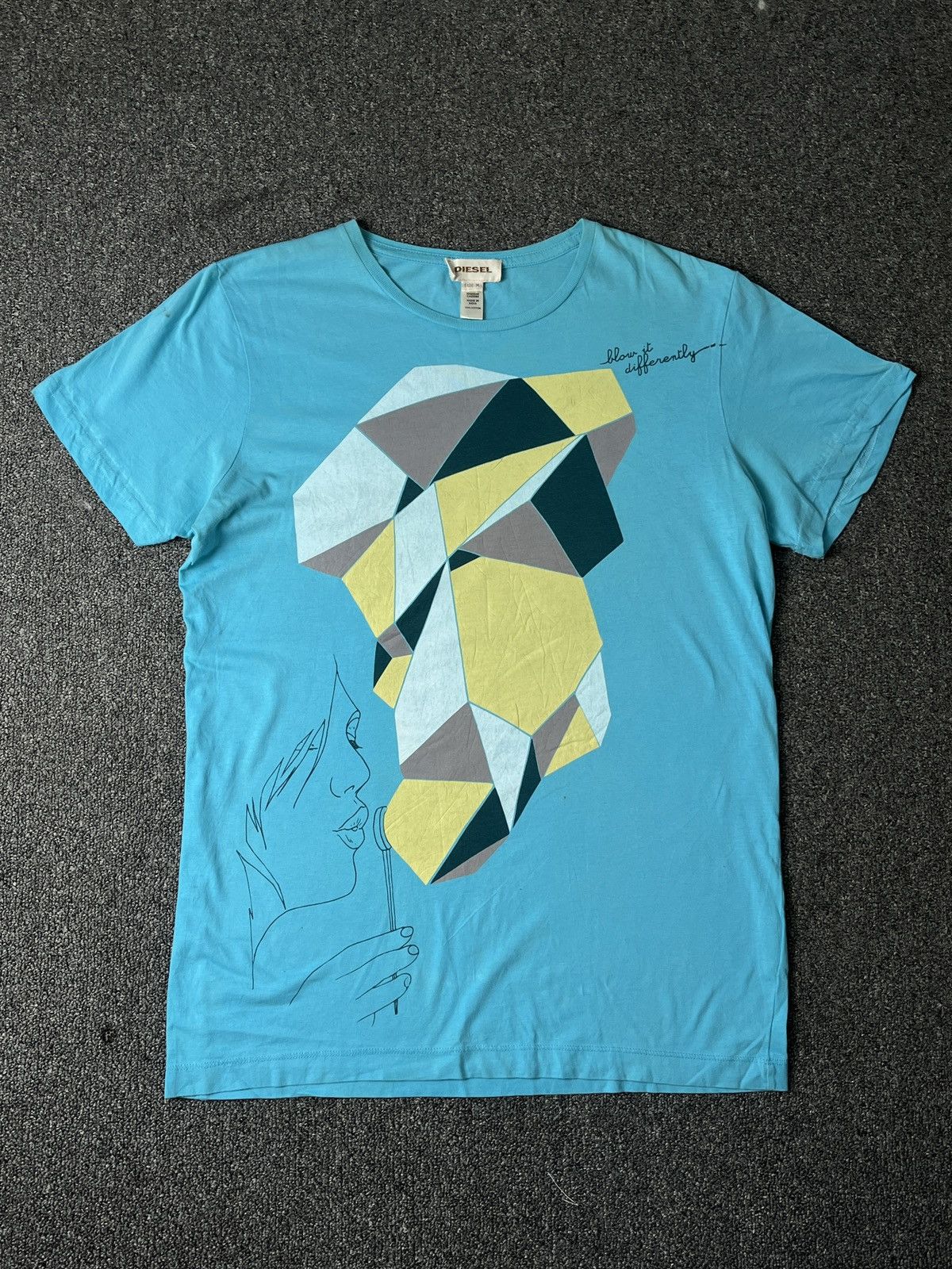 Diesel Diesel Kubism Art Tee Size M / US 6-8 / IT 42-44 - 1 Thumbnail
