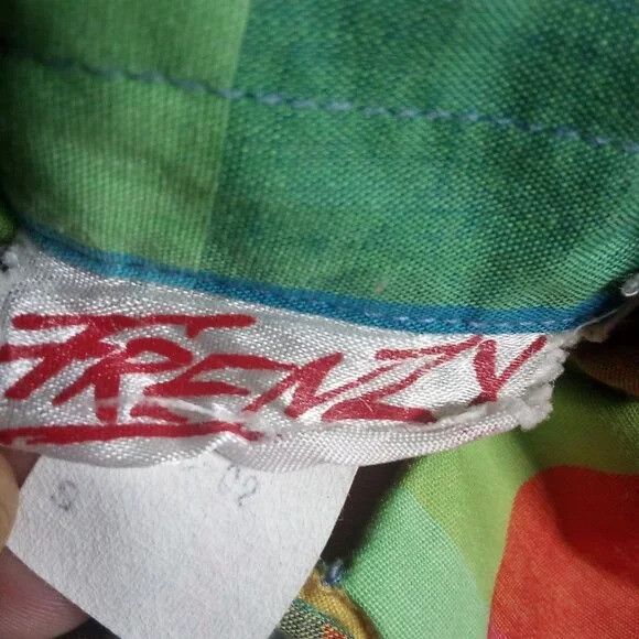 Other Vintage 70s Frenzy Rainbow Check Button Shirt Size S / US 4 / IT 40 - 3 Thumbnail