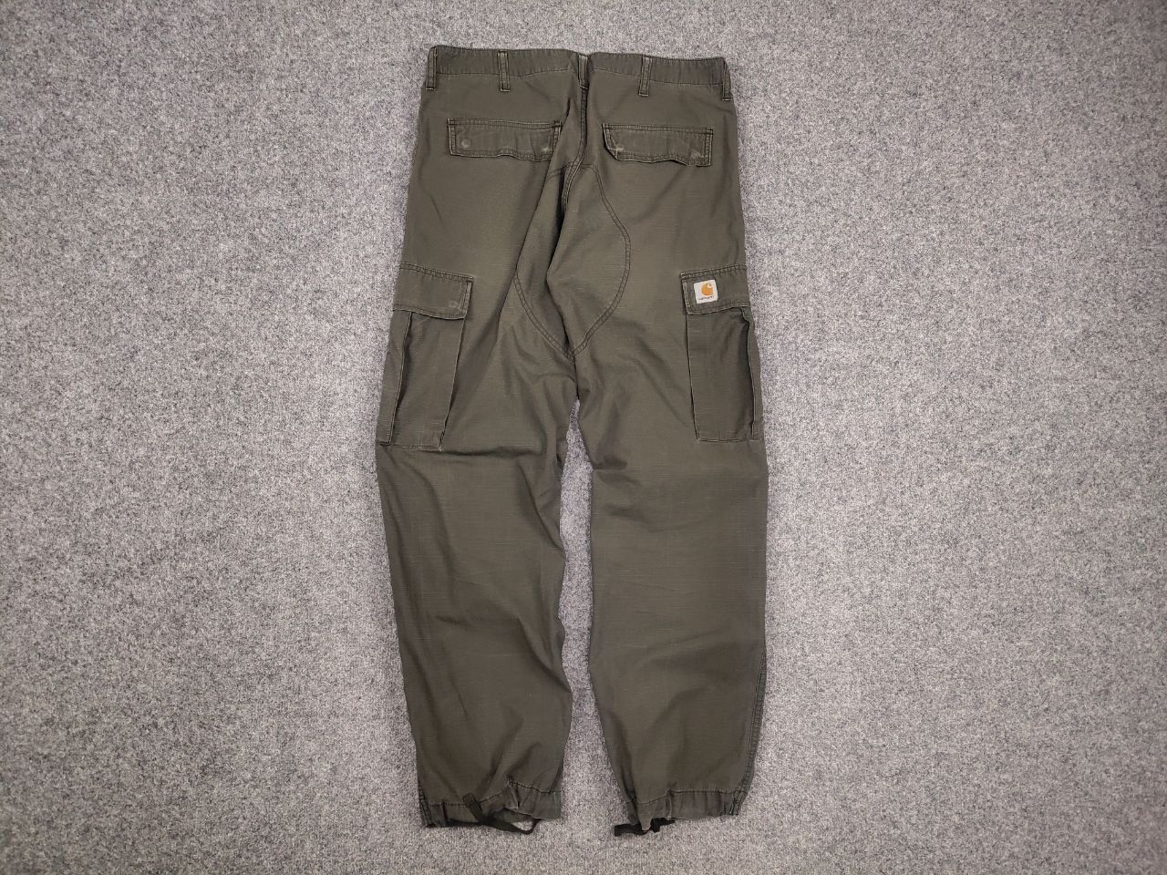 Carhartt Vintage Carhartt Green Ripstop Faded Cargo Pants Y2k Style Size US 34 / EU 50 - 7 Thumbnail
