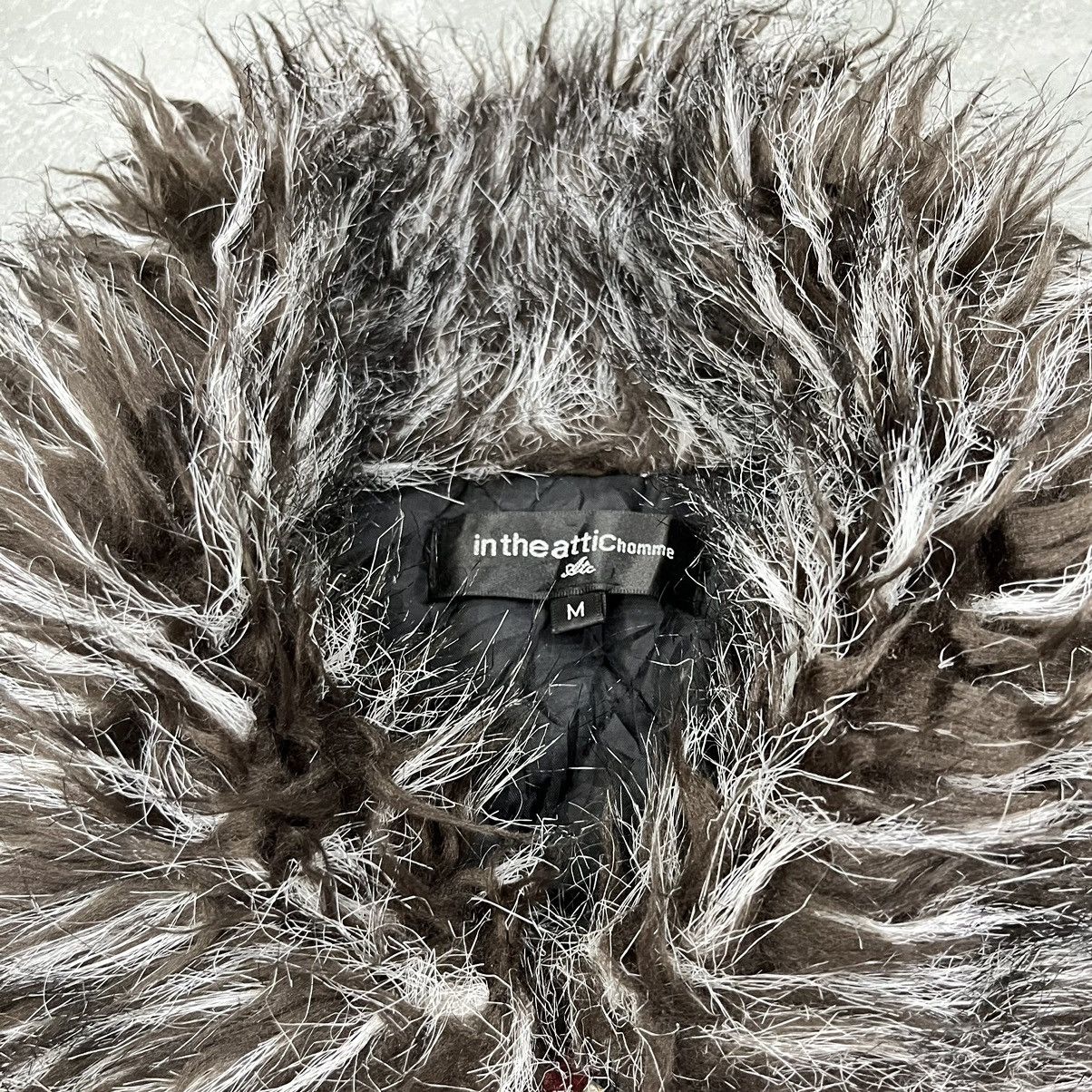 In The Attic Bondage Fur Jacket - Outerwear