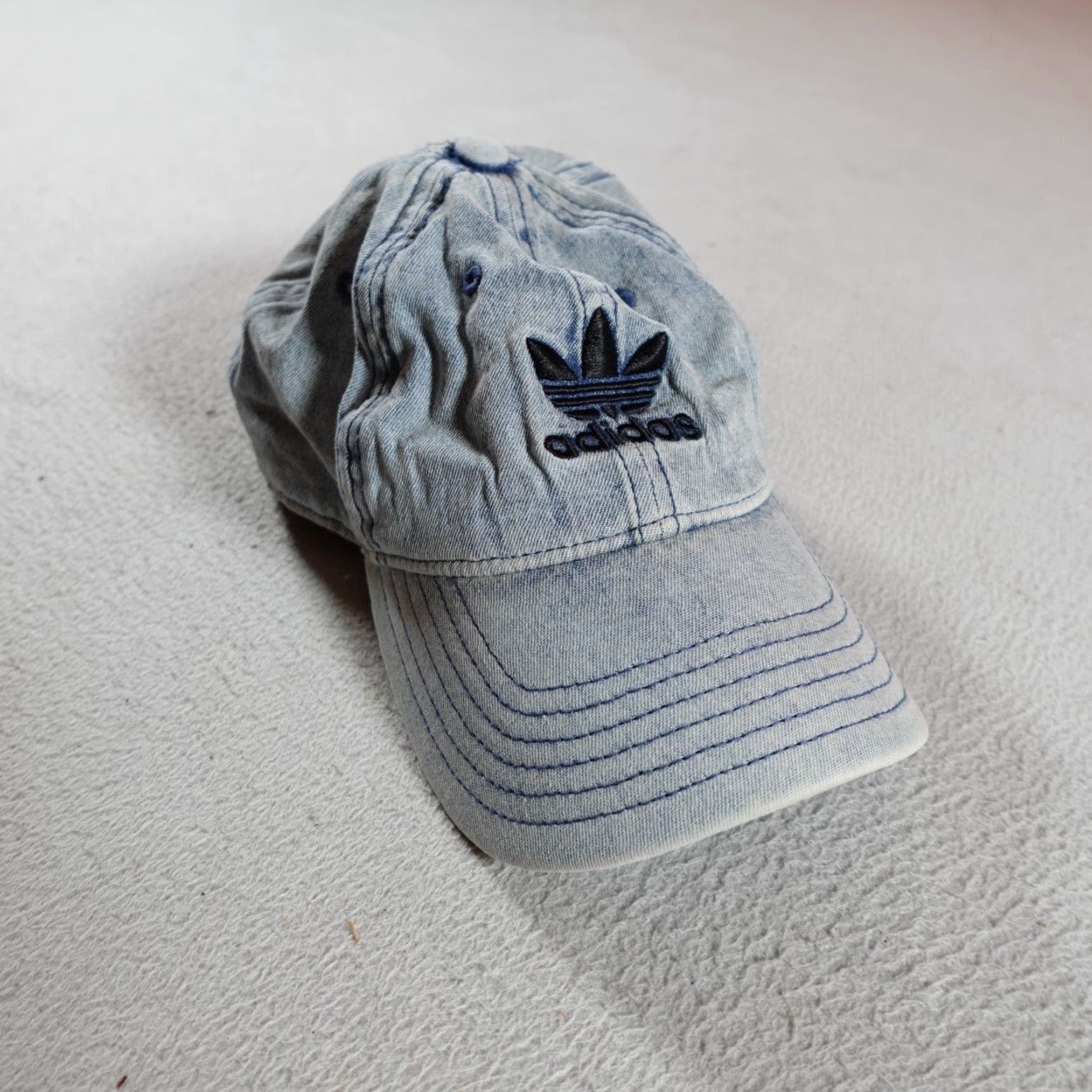 Adidas denim hat mens on sale