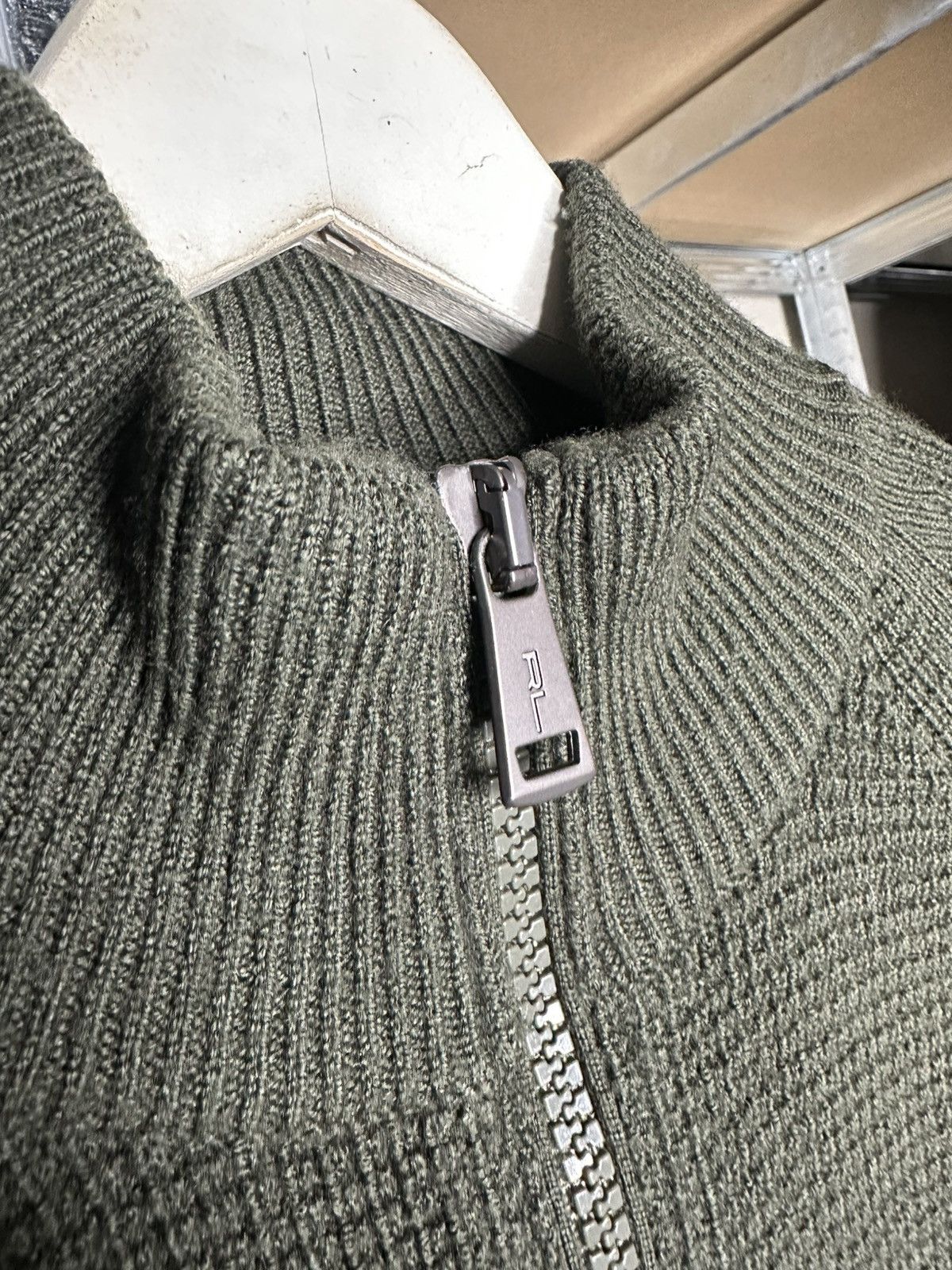 Polo Ralph Lauren Polo Ralph Lauren Merino Wool Half Zip 1/4 Knit Sweater L Size US L / EU 52-54 / 3 - 3 Thumbnail