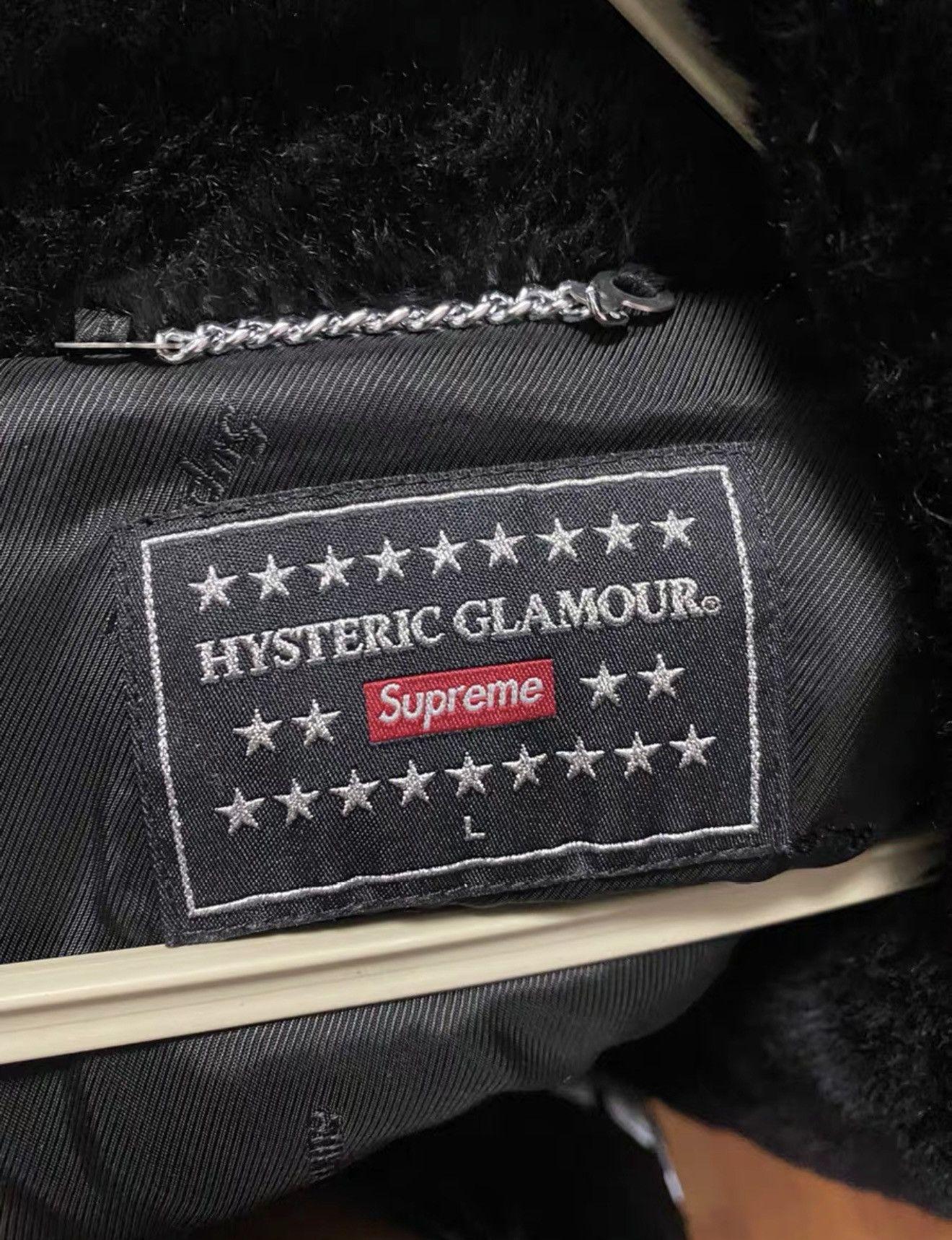 Hysteric Glamour × Supreme Supreme Hysteric Glamour Fuck you Faux Fur Coat Size US L / EU 52-54 / 3 - 5 Thumbnail