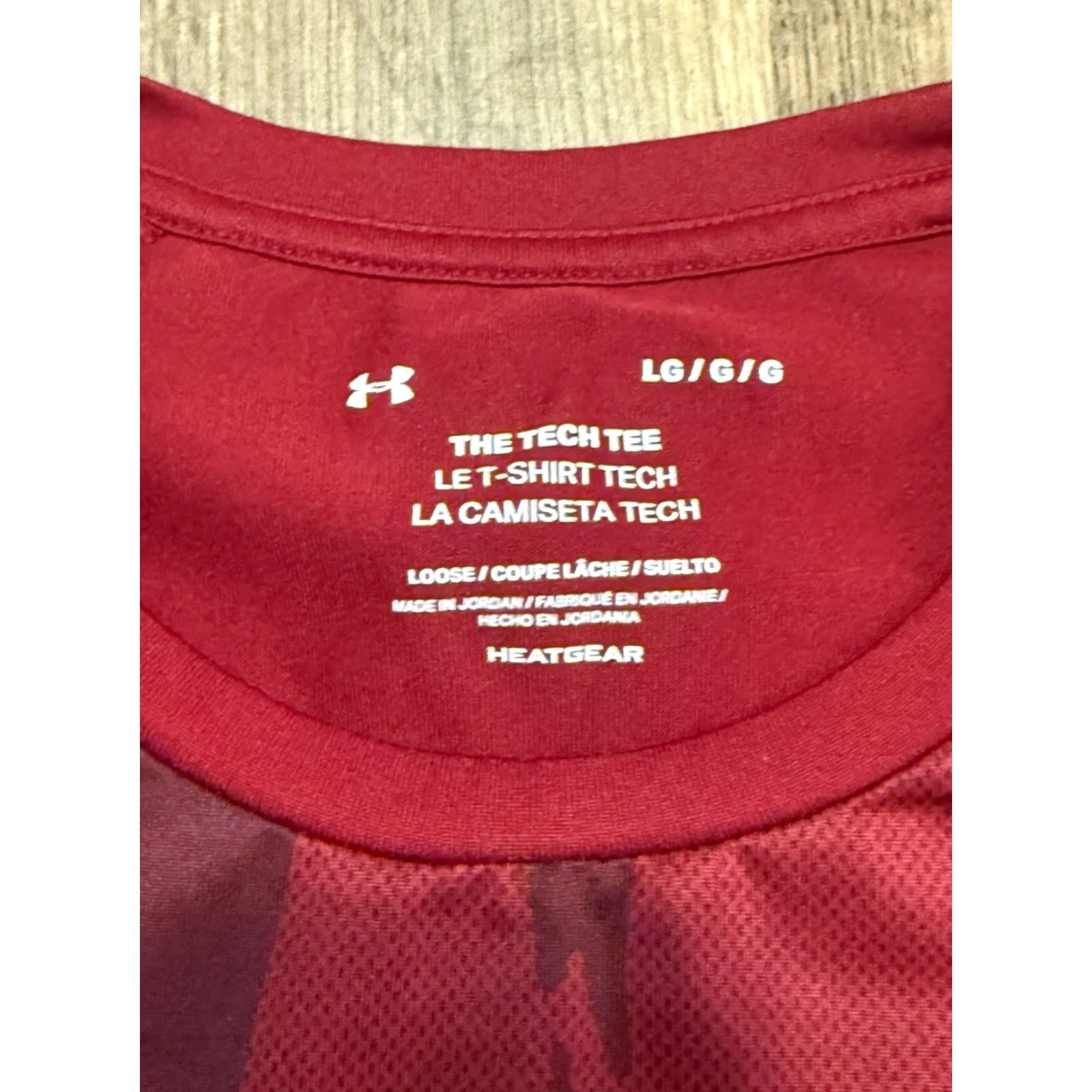 Under Armour Under Armour Shirts Men's Large Red Activewear Short Sleeve Crew Neck T-Shirt Sports Men Ready for Fall Spring Summer Size US L / EU 52-54 / 3 - 6 Thumbnail