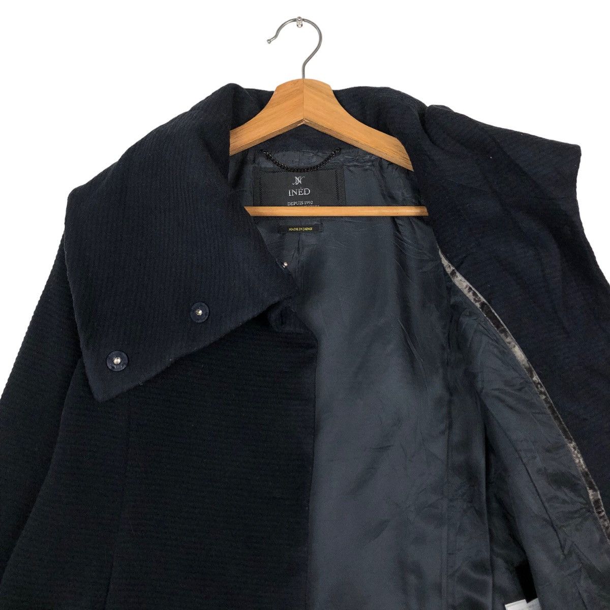 Japanese Brand 🔥Biker Cropped Wool Jacket Ined Japan Made Size US M / EU 48-50 / 2 - 12 Thumbnail