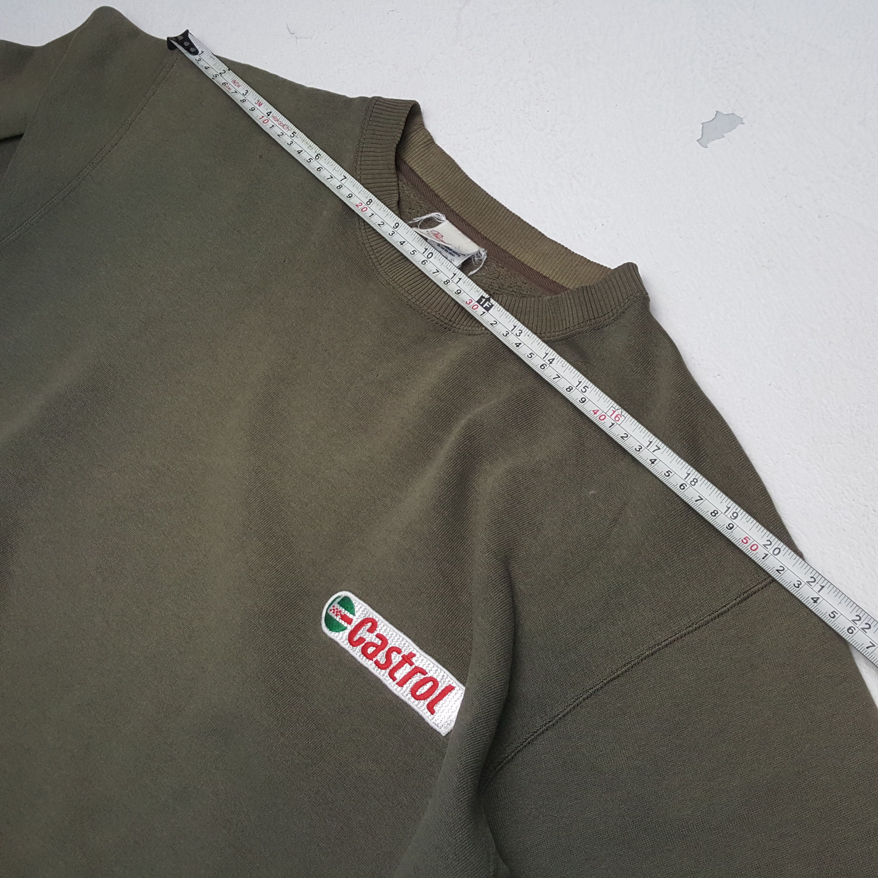 Vintage CASTROL Oil Company Brand Promo Style Sweatshirt Size US L / EU 52-54 / 3 - 4 Thumbnail