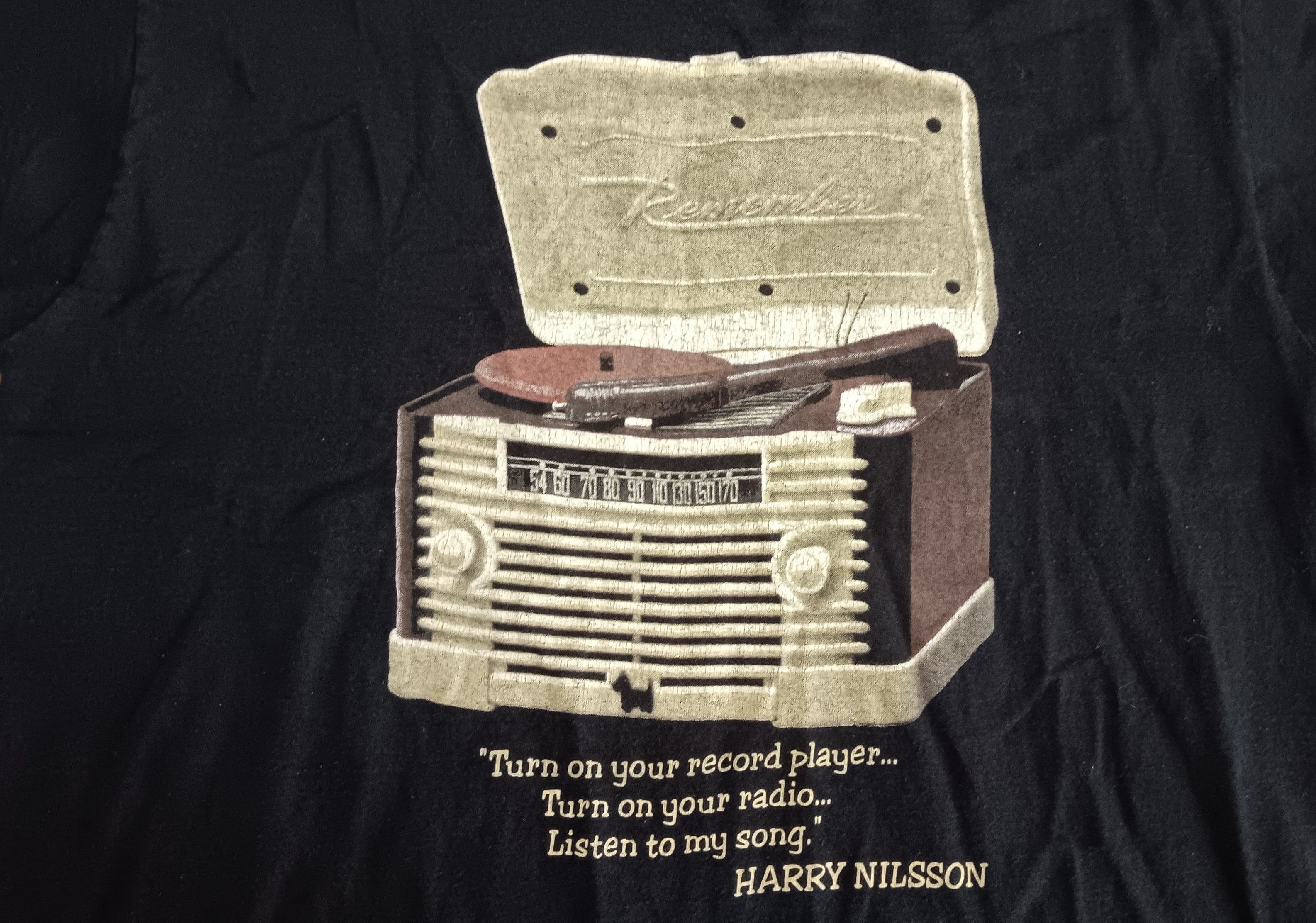 Fruit Of The Loom Harry Nilsson | Vintage Shirt Size US XL / EU 56 / 4 - 3 Thumbnail