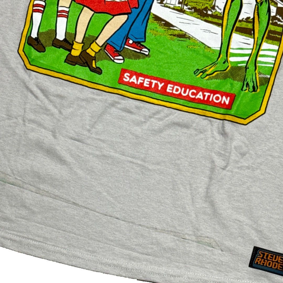 Vintage Steven Rhodes Shirt Adult XL Beige Alien Safety Education Size US XL / EU 56 / 4 - 2 Thumbnail