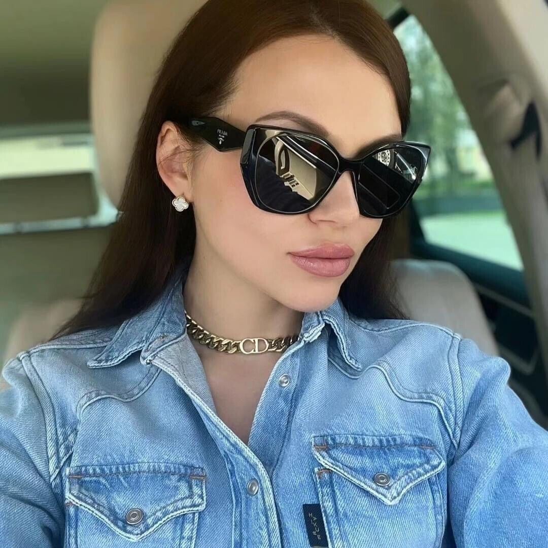 Prada NEW Prada PR19ZS 1AB5S0 Women Cat Eye Sunglasses Size ONE SIZE - 11 Thumbnail
