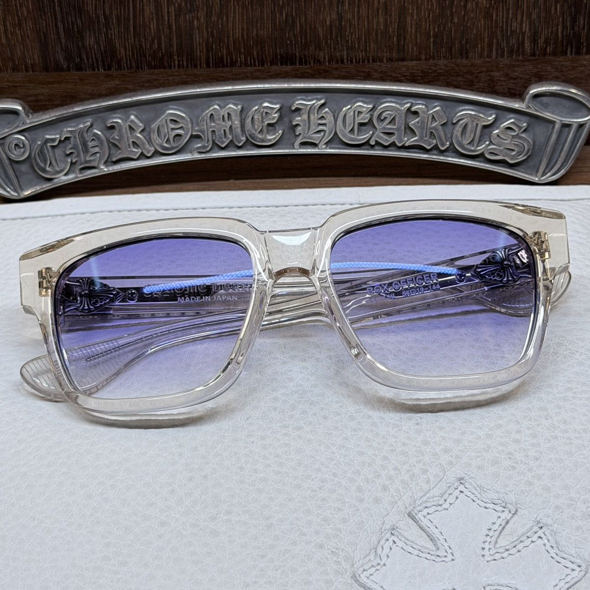 Chrome Hearts Chrome Hearts Box Officer 1/1 Sunglasses Size ONE SIZE - 1 Thumbnail