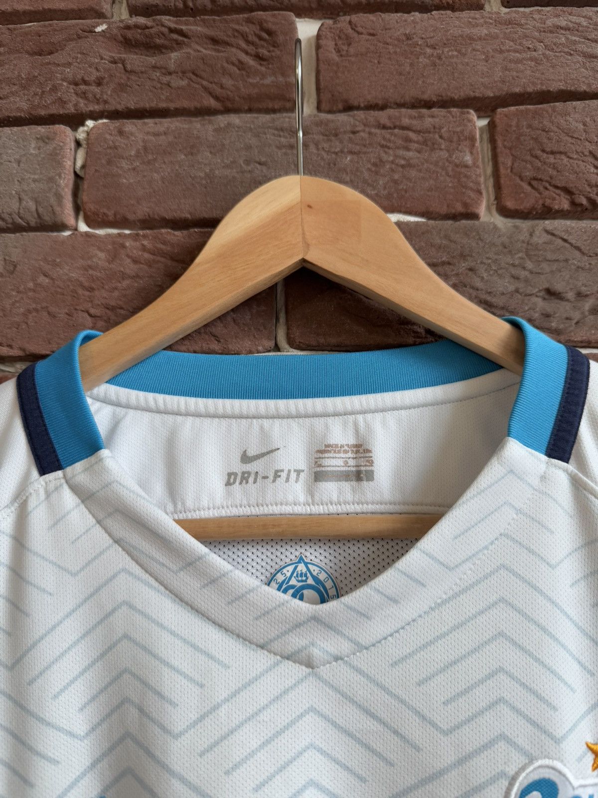 Nike Zenit Petersburg Player Issue Jersey Nike Swoosh Soccer Whit Size US XL / EU 56 / 4 - 4 Thumbnail