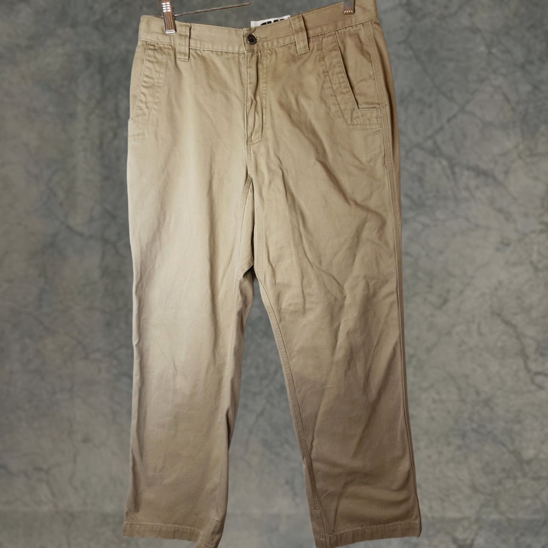 Mountain Khakis VINTAGE Mountain Khakis Mens Teton Twill Pants 32x32 Khaki 100% Cotton Relaxed Straight Beigewomens? Size US 32 / EU 48 - 1 Thumbnail
