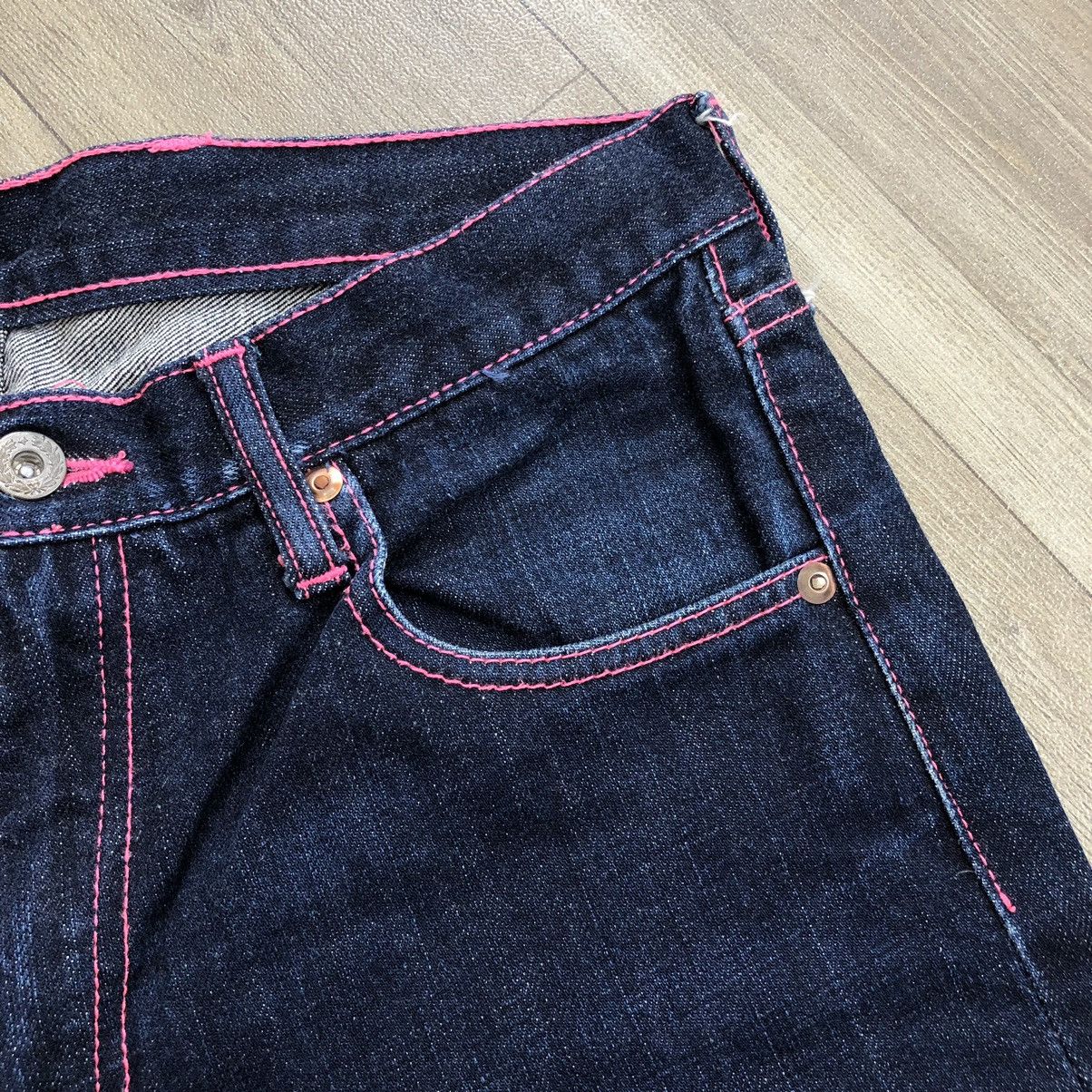 Futura Vintage Futura Lavoratories Pinky Stitch Blue Jeans Size US 30 / EU 46 - 13 Thumbnail