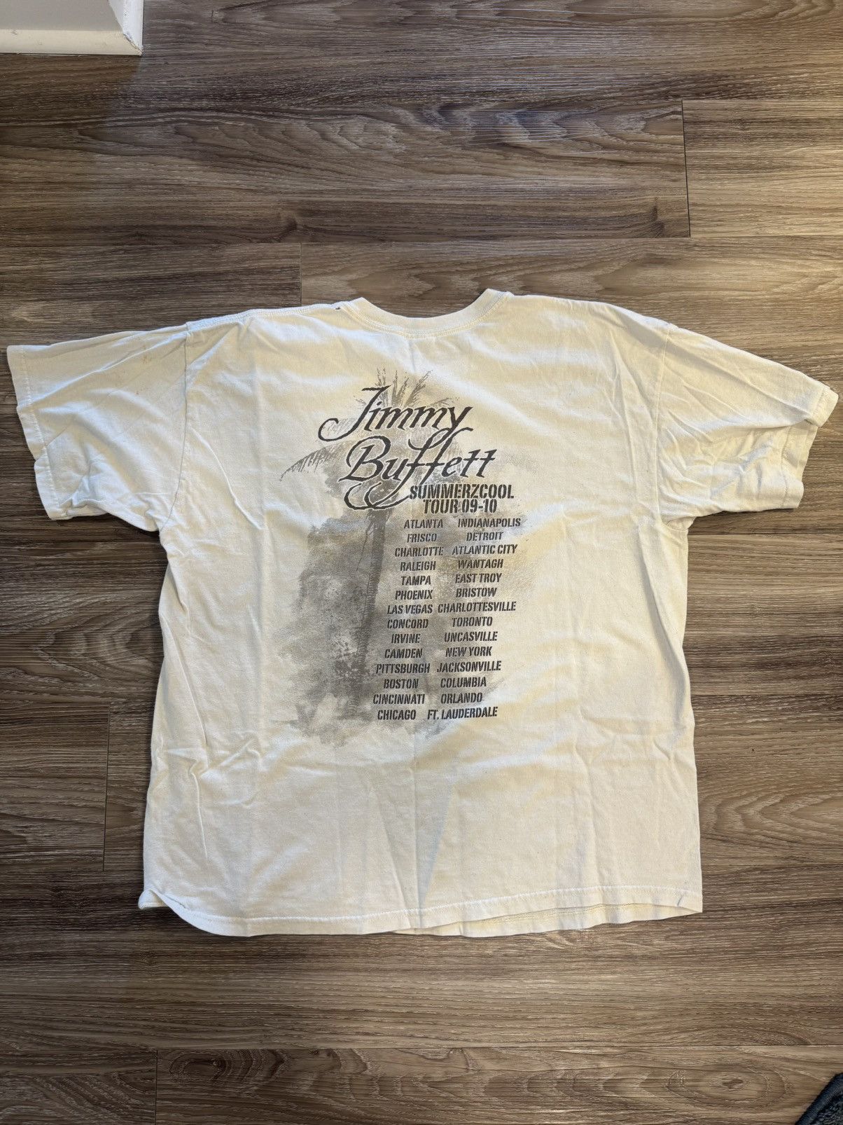 Band Tees Jimmy Buffet 2009-10 tour tee Size US XL / EU 56 / 4 - 2 Thumbnail