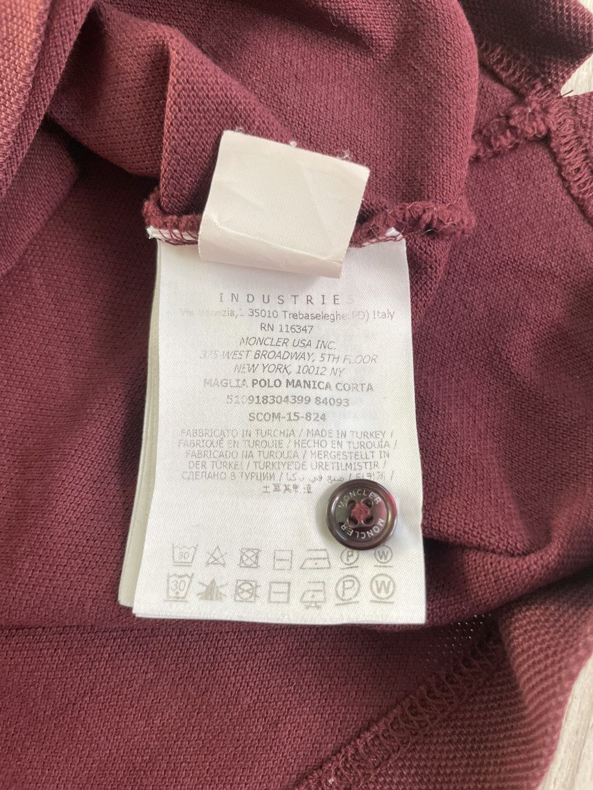 Moncler Moncler Polo Maglia Manica Corta Logo Size US M / EU 48-50 / 2 - 18 Thumbnail