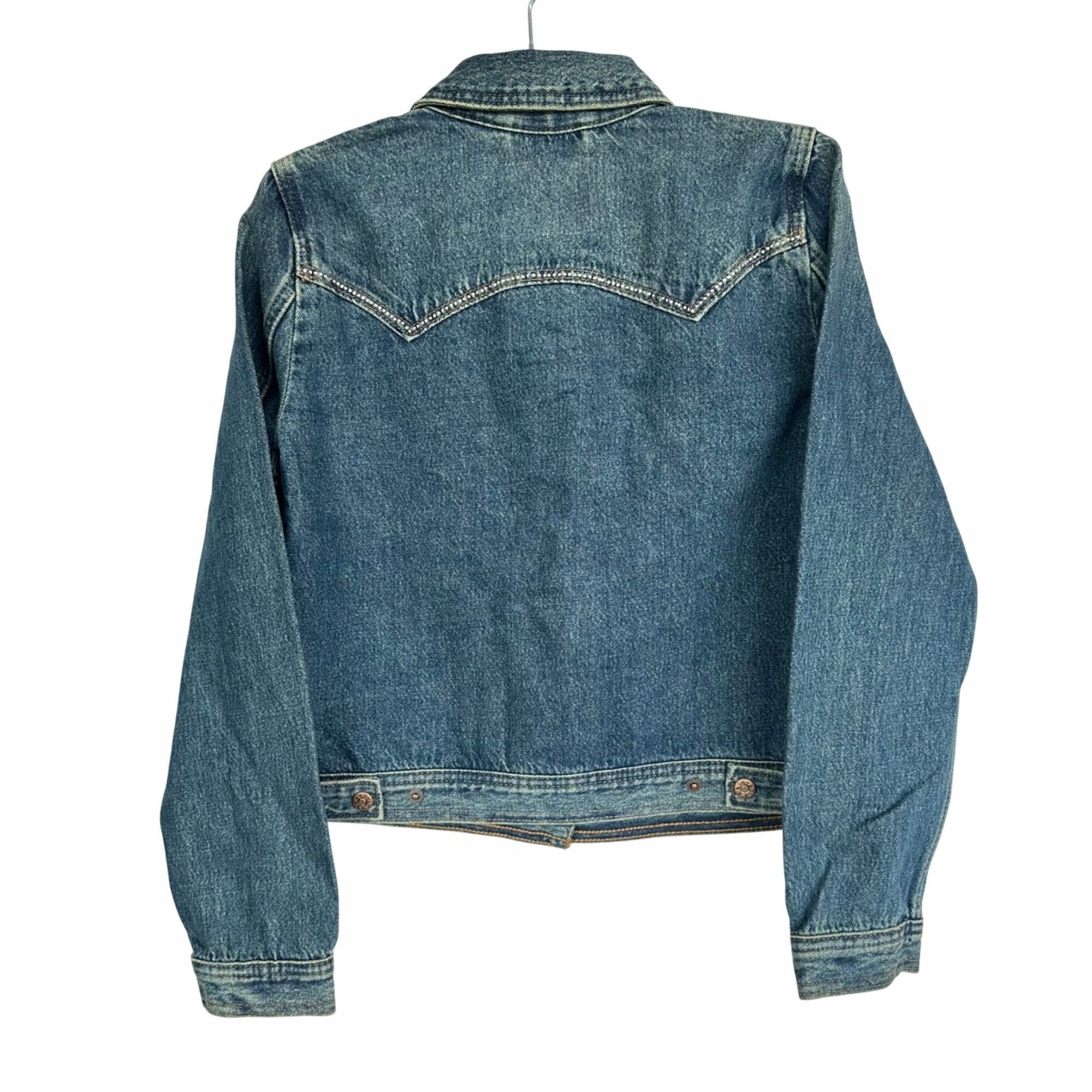Levi's Vintage Denim Original Trucker Jacket Rhinestone Sz M Button Size M / US 6-8 / IT 42-44 - 3 Thumbnail