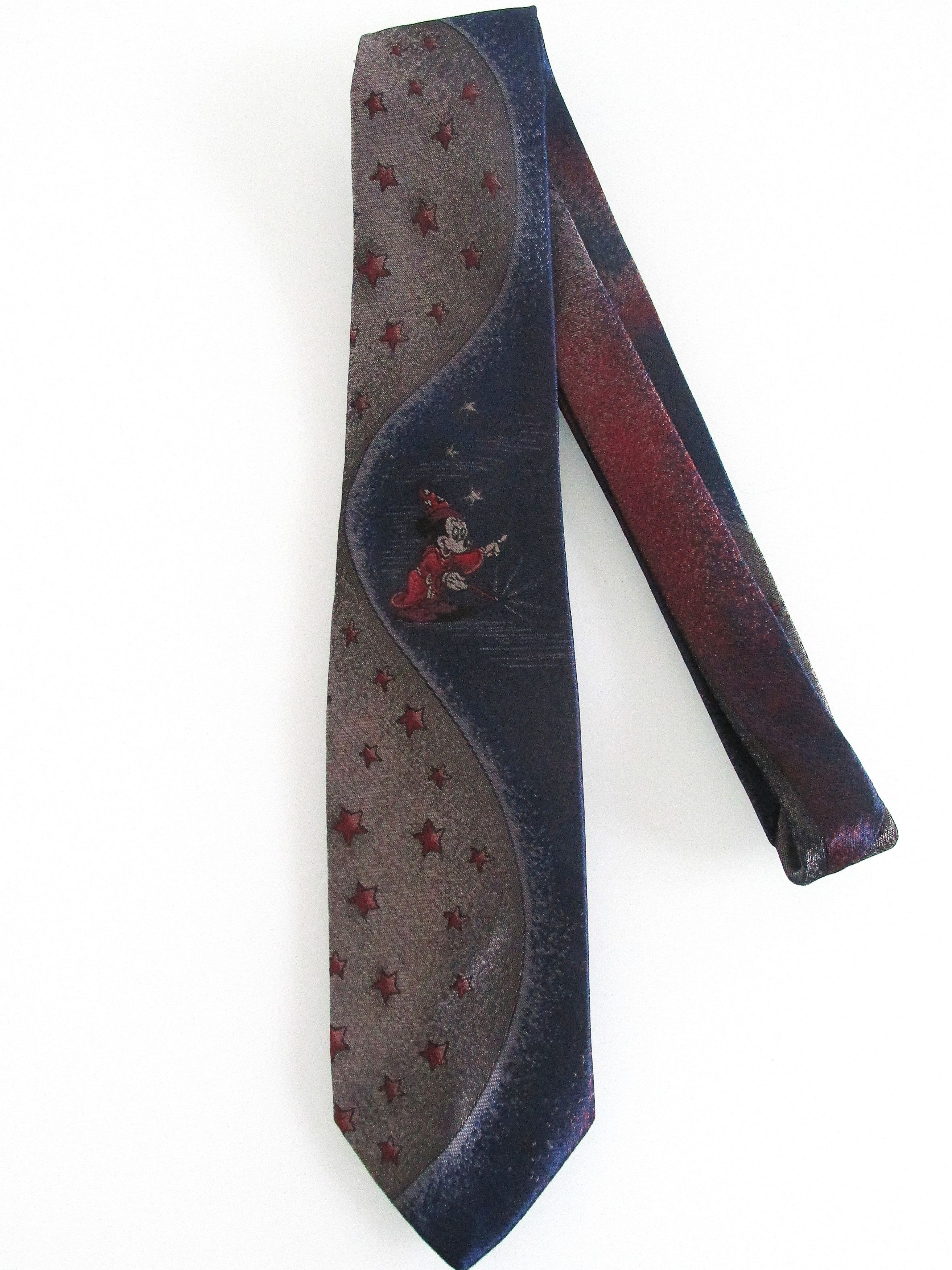 Disney Vintage Mickey Mouse/Disney Sorcerer's Apprentice Men's Tie Size ONE SIZE - 1 Thumbnail