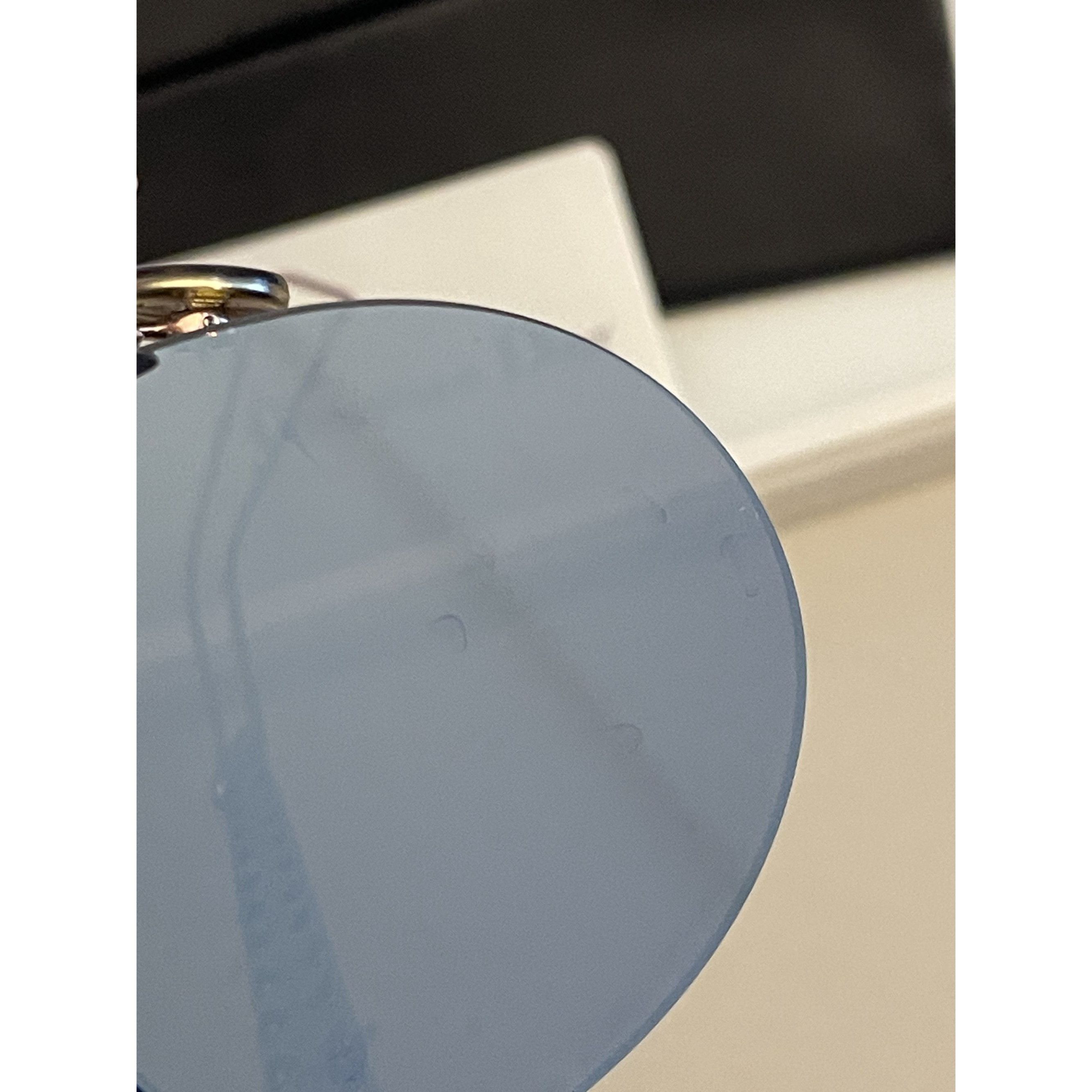 Dior Christian Dior Metal Cat-Eye Sunglasses With Mirror Lenses & Size ONE SIZE - 13 Thumbnail