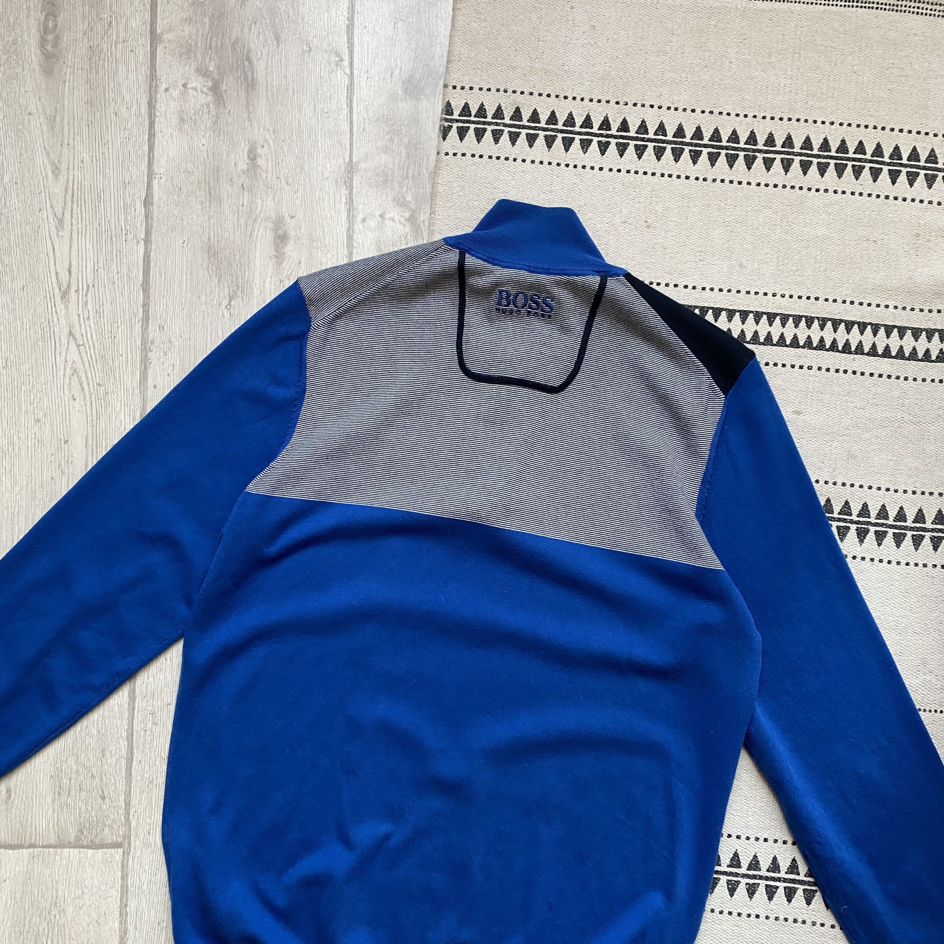 Hugo Boss Designer Hugo Boss Sweater light half zip colorblock Size US L / EU 52-54 / 3 - 9 Thumbnail