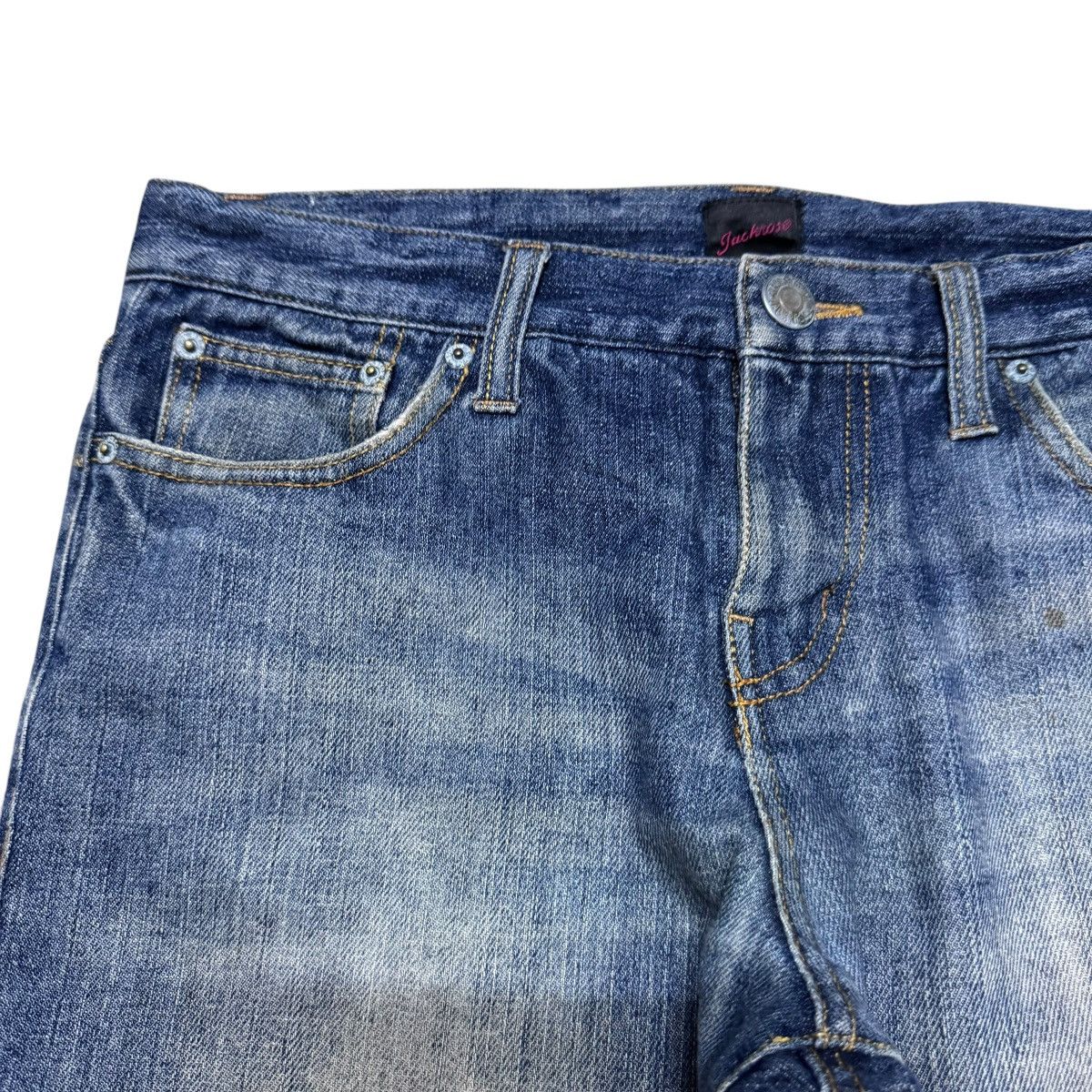JACKROSE Jackrose Distressed Denim Flare Jeans Size US 30 / EU 46 - 4 Thumbnail
