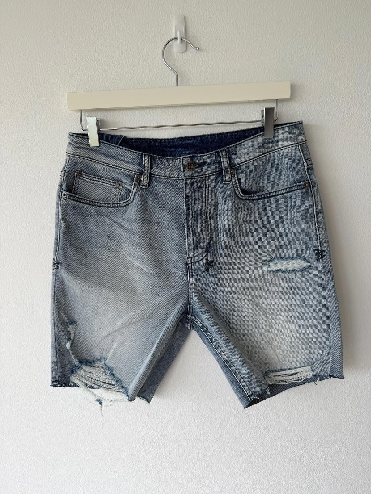 Ksubi new Ksubi mens denim shorts chopper philly pill blue 32 m Size US 32 / EU 48 - 1 Thumbnail