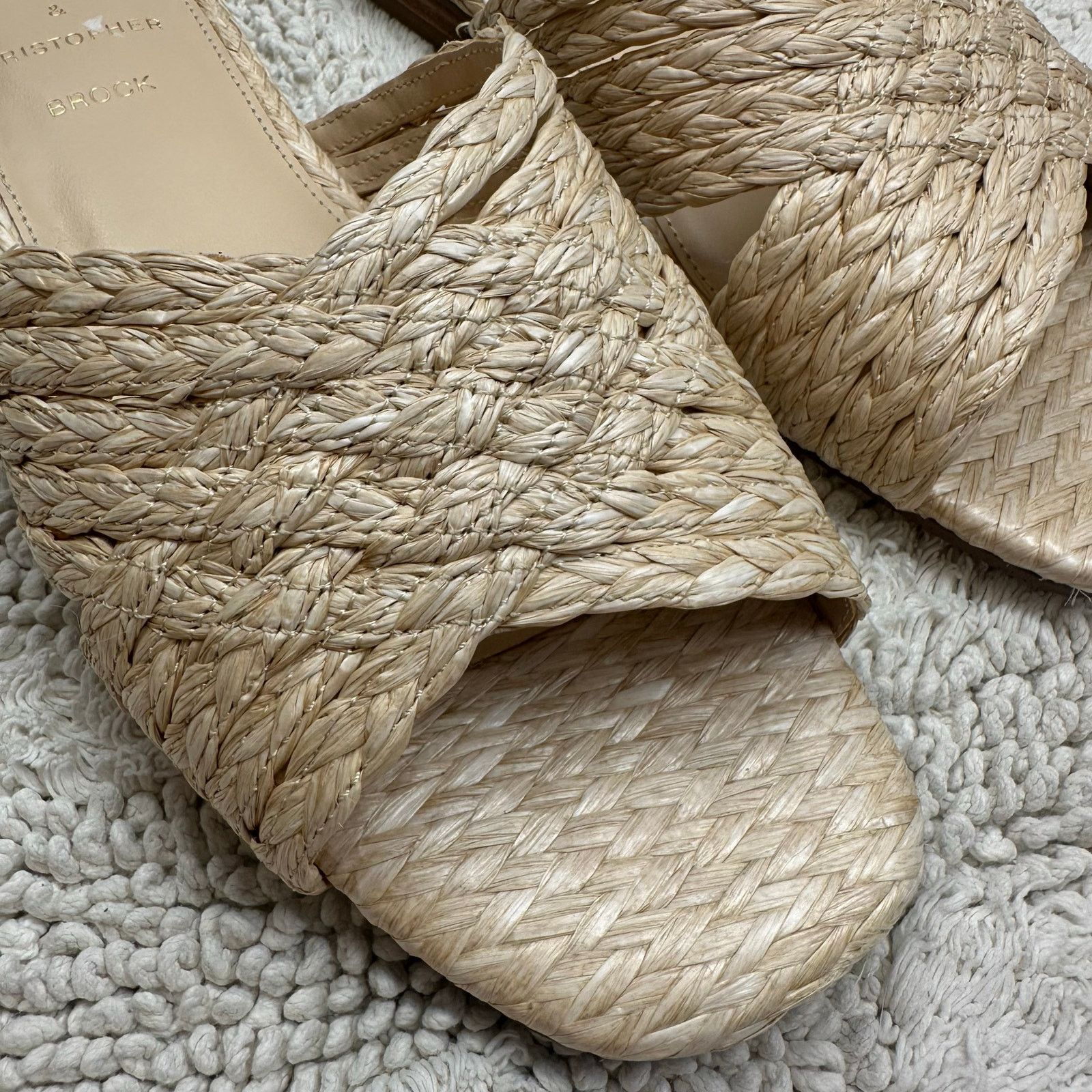 Other AQUA Kristopher Brock Crossover Espadrille Sandals 7.5M Size US 7.5 / IT 37.5 - 2 Thumbnail