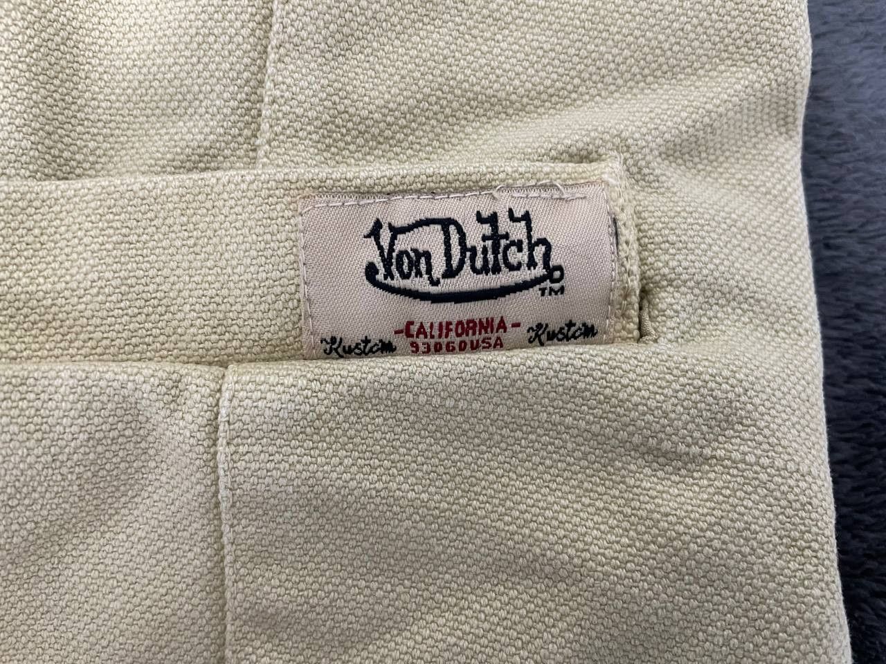 Von Dutch Von Dutch Natural Vintage Cotton Vest Size US S / EU 44-46 / 1 - 6 Thumbnail