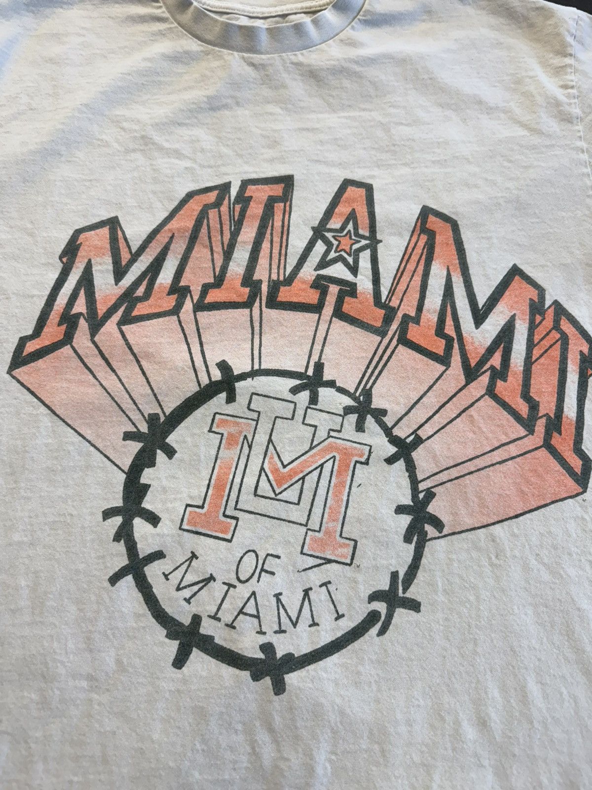 Mitchell & Ness × Travis Scott Travis Scott X Mitchell & Ness Miami Hand Drawn Tee Size US XL / EU 56 / 4 - 4 Thumbnail