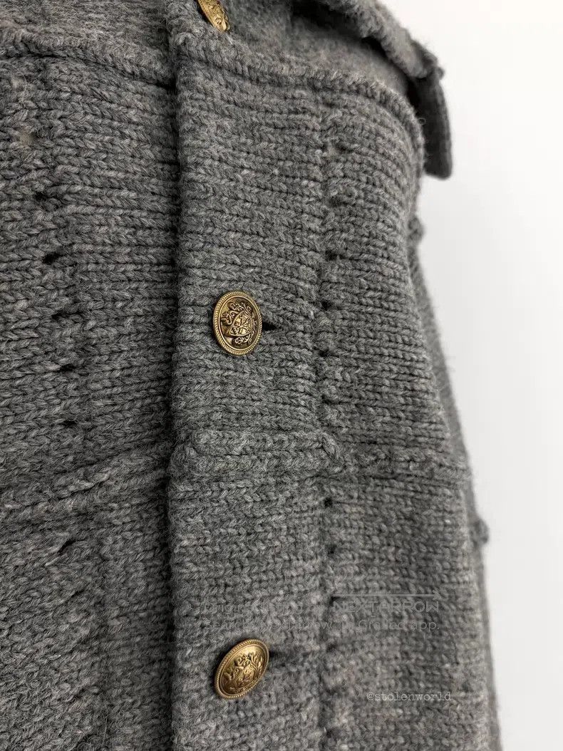 Comme des Garcons Comme Des Garcons size F Chunky Gold Button Hooded Jacket Size XS / US 0-2 / IT 36-38 - 7 Thumbnail