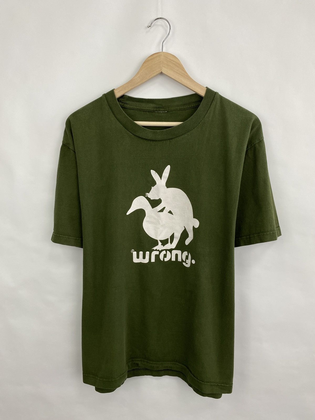Hanes × Vintage Vintage 90 Rabbit Fucked a Duck Wrong Humor t-shirt rare Y2K Size US L / EU 52-54 / 3 - 3 Thumbnail