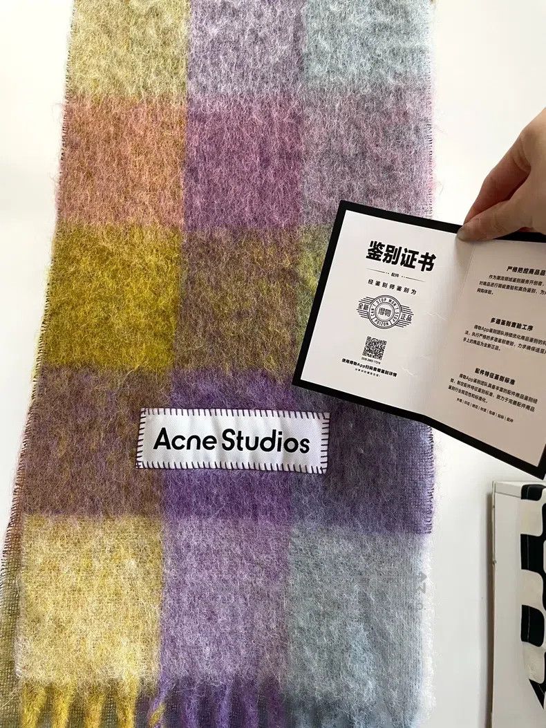 Acne Studios Acne Studios Mohair Scarf with Fringe Size ONE SIZE - 8 Thumbnail