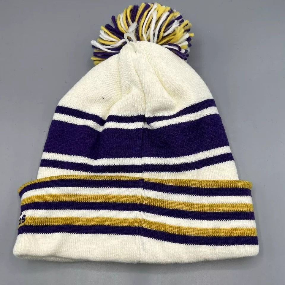 Adidas Orlando City Hat Men Adidas MLS Cuffed Beanie Pom Pom Cap Size ONE SIZE - 5 Thumbnail