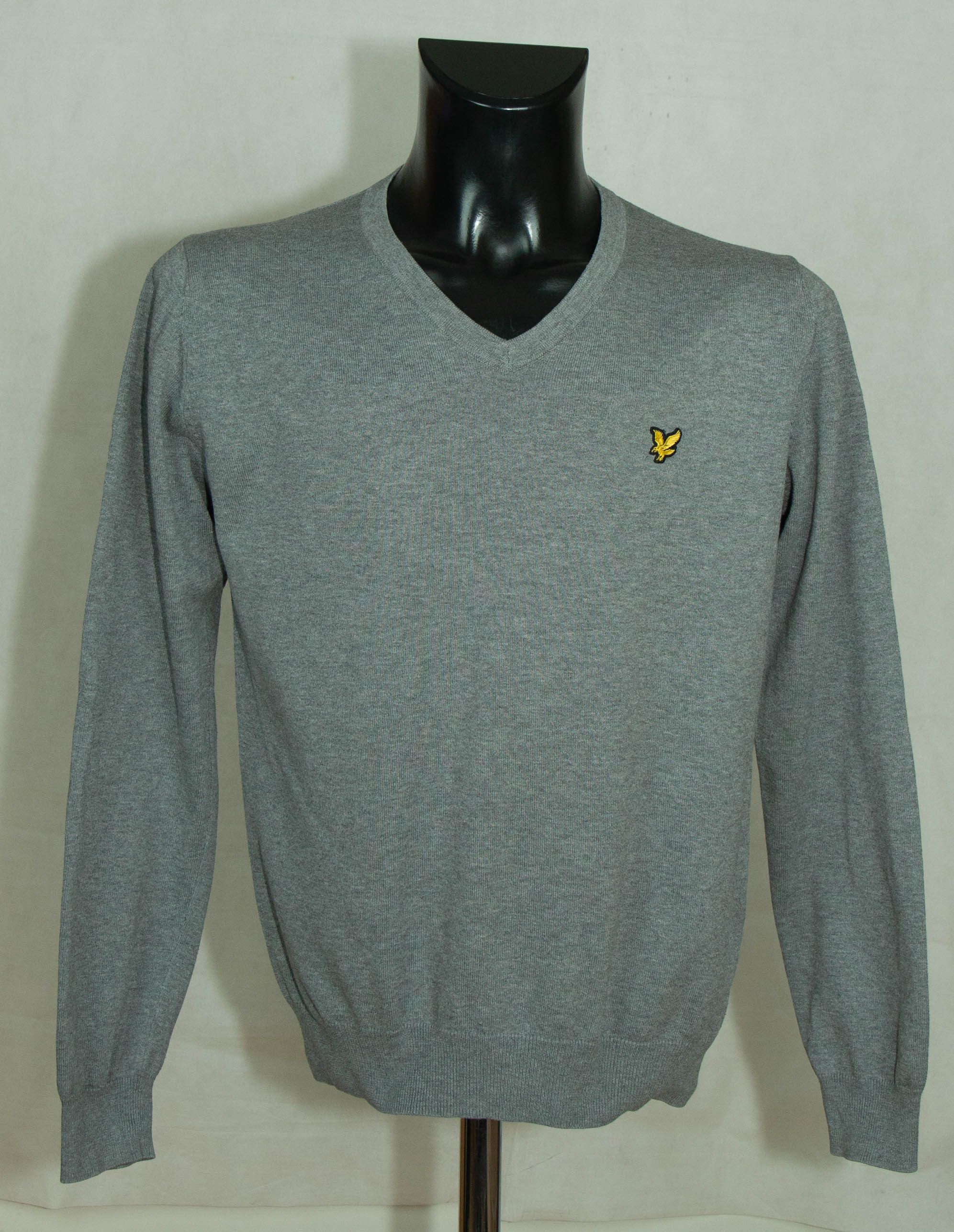 Lyle & Scott LYLE AND SCOTT JUMPER V NECK COTTON SIZE M ( LABEL L) Size US M / EU 48-50 / 2 - 1 Thumbnail