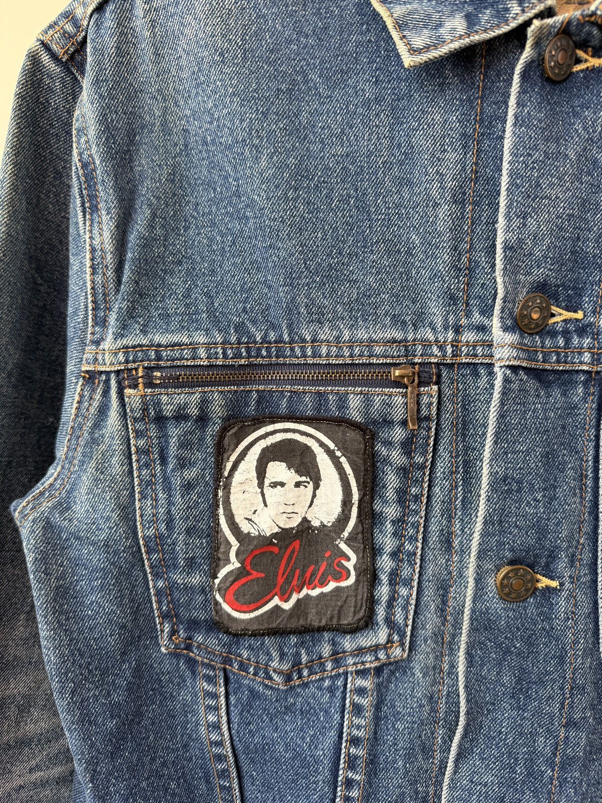 Audi Vintage Audi Denim Jacket Custom Patchwork Yamaha Elvis Size US M / EU 48-50 / 2 - 5 Thumbnail