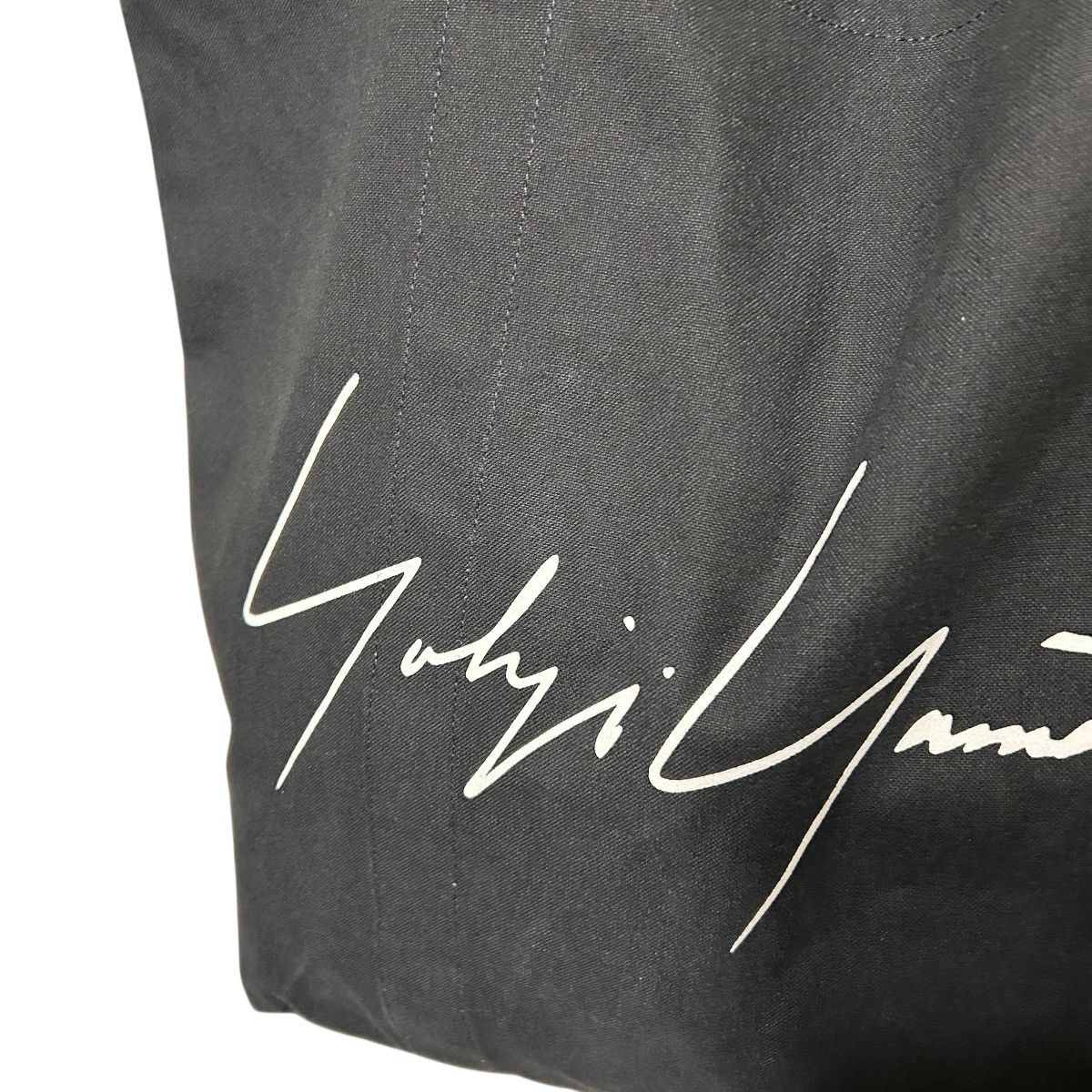 Yohji Yamamoto 641 Yohji Yamamoto bag men black cotton tote made in Japan Size ONE SIZE - 5 Thumbnail