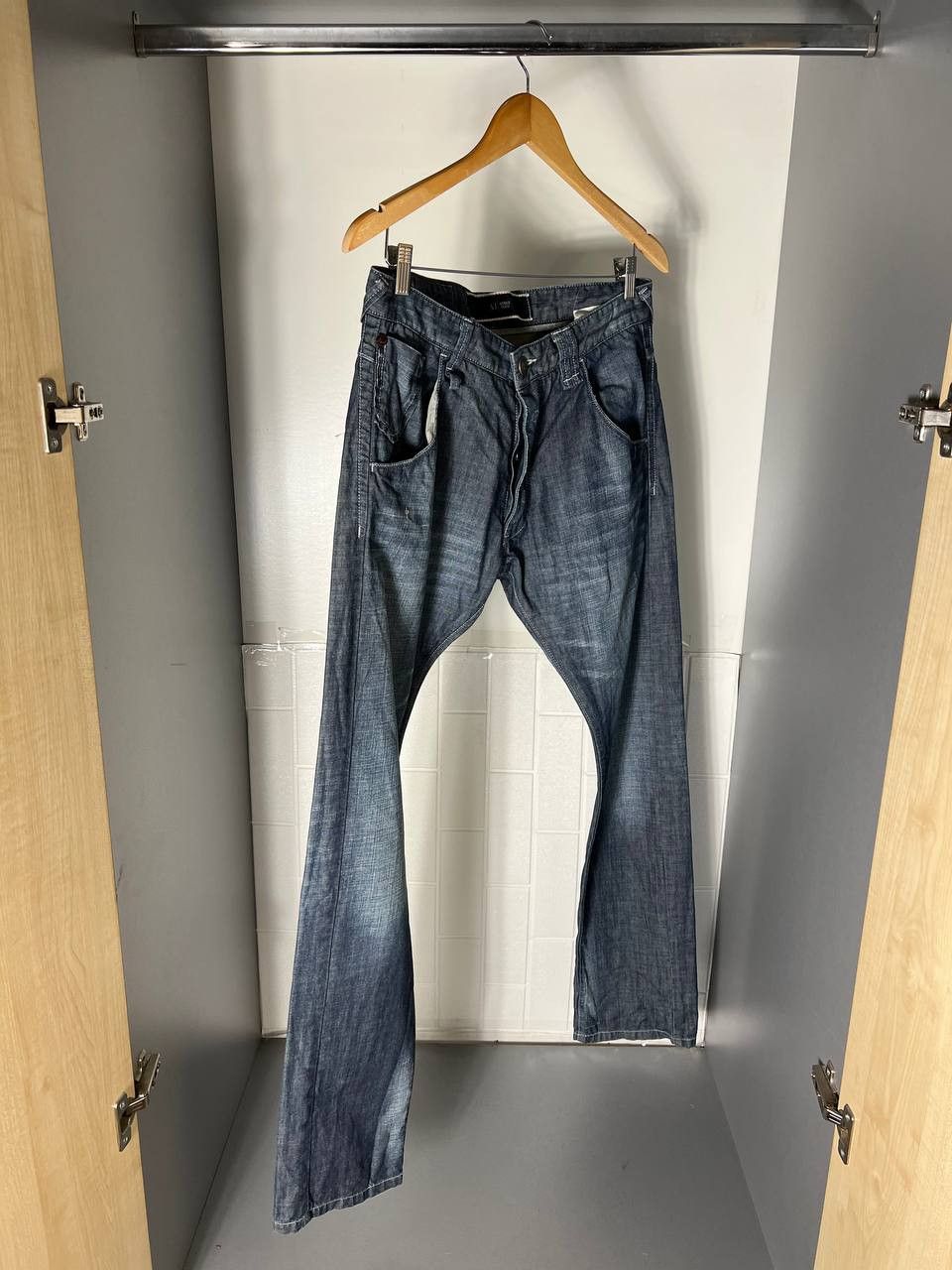 Armani VINTAGE ARMANI JEANS RETRO ITALIAN DESIGNER JEANS Y2K 90s Size US 32 / EU 48 - 5 Thumbnail