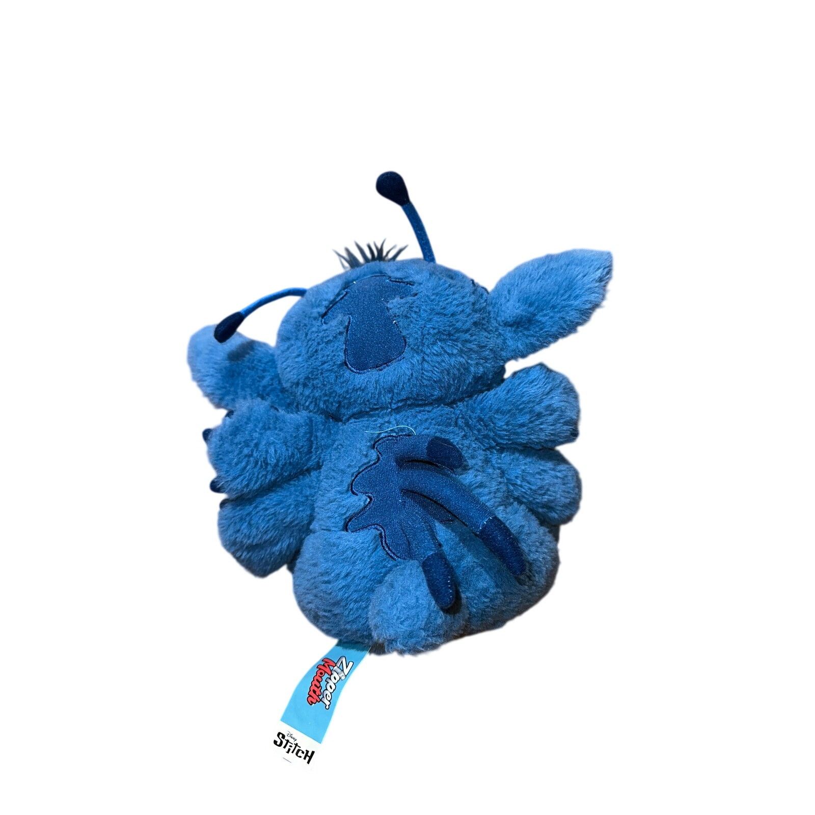 Disney Zipper Mouth Stitch 10” Tall Plush Toy Size ONE SIZE - 5 Thumbnail