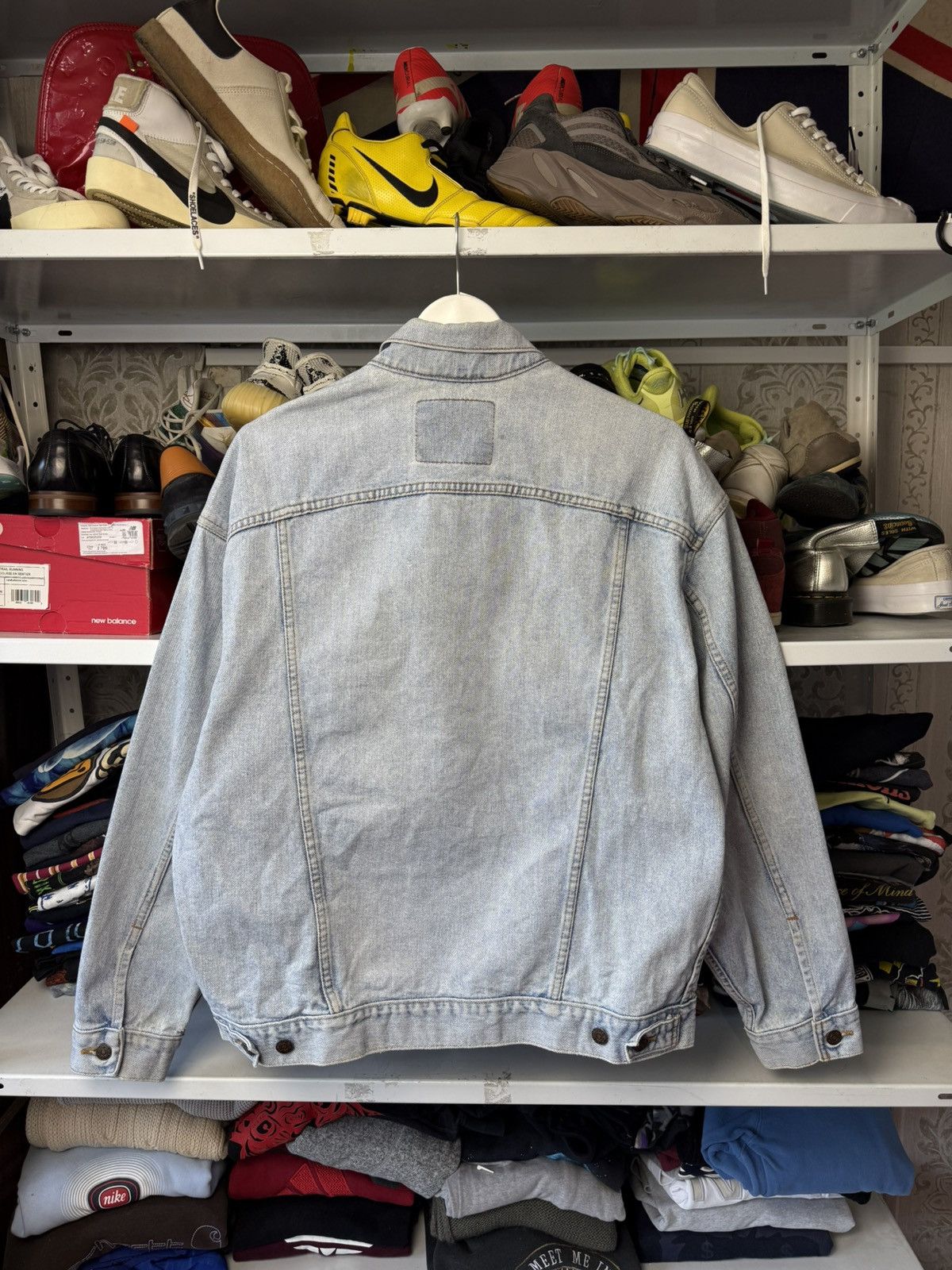 Levi's Vintage Levis Distressed Denim Jacket Made In USA Rare Y2K Size US L / EU 52-54 / 3 - 25 Thumbnail