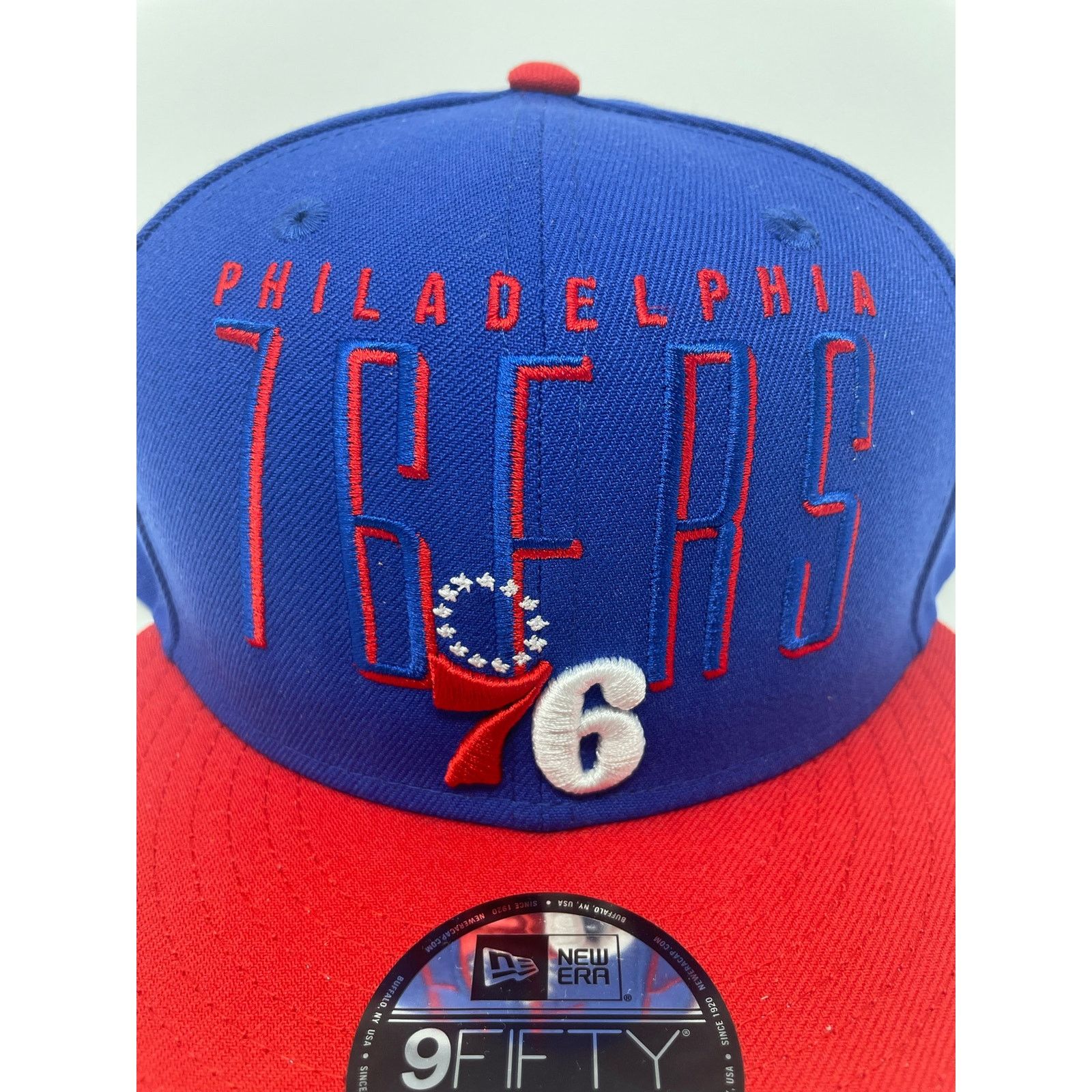 47 Brand New Era Philadelphia 76ers Headline 9Fifty Snapback Hat Size ONE SIZE - 2 Thumbnail