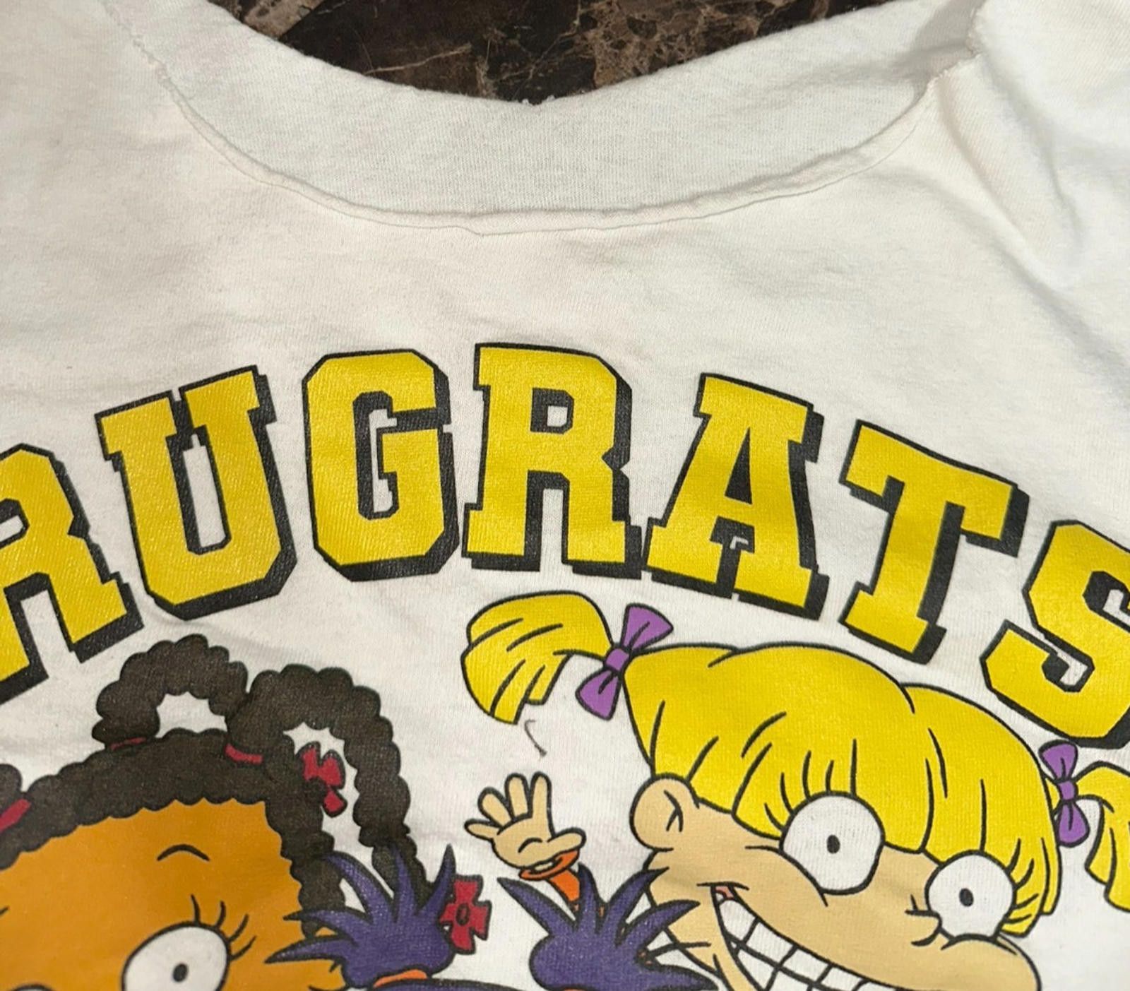 Nickelodeon Rugrats Cartoon T-Shirt 90s Nickelodeon Graphic Large Size L / US 10 / IT 46 - 3 Thumbnail