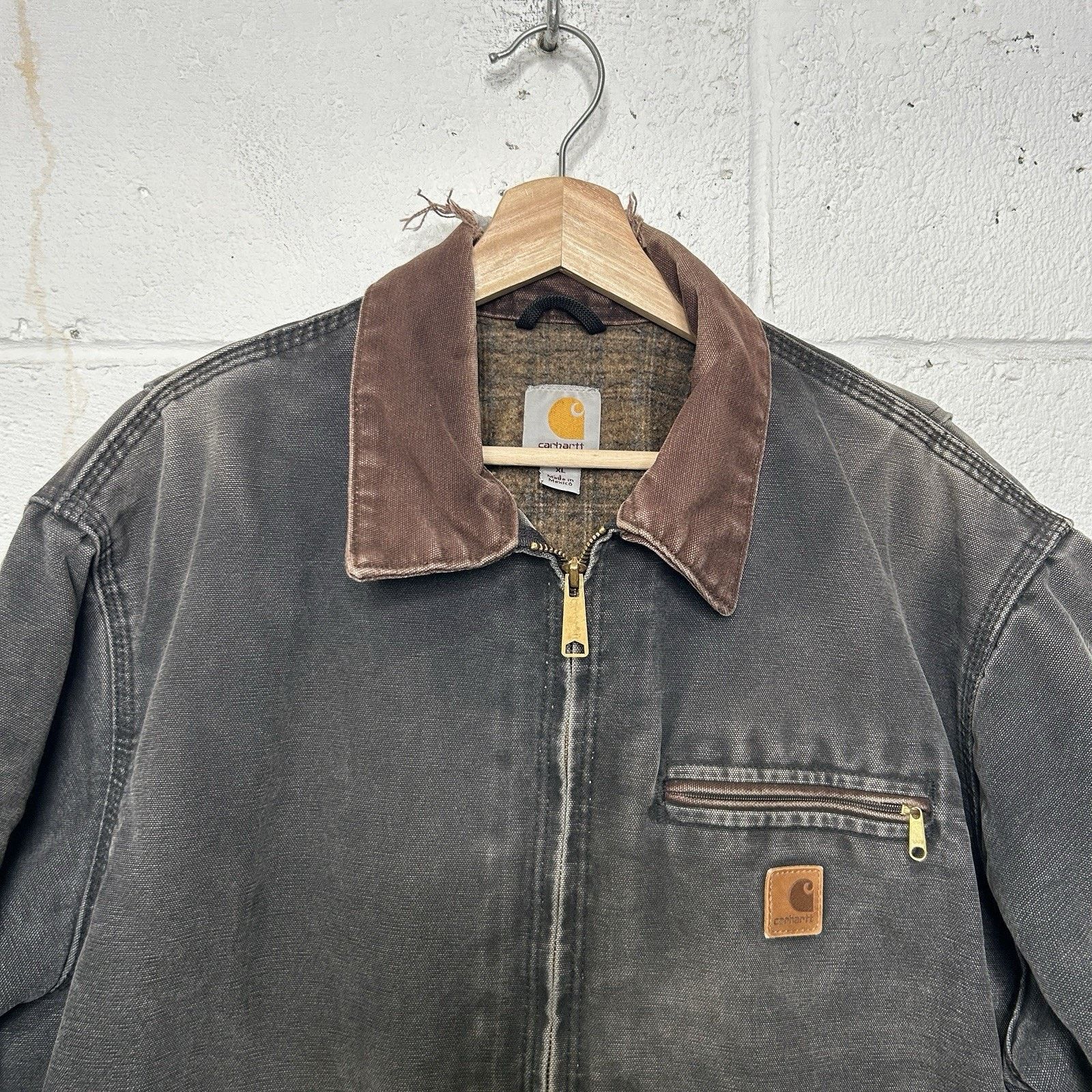 Carhartt Vintage Blanketed Carhartt Detroit Jacket “Black” J97 BLK Size US XL / EU 56 / 4 - 3 Thumbnail