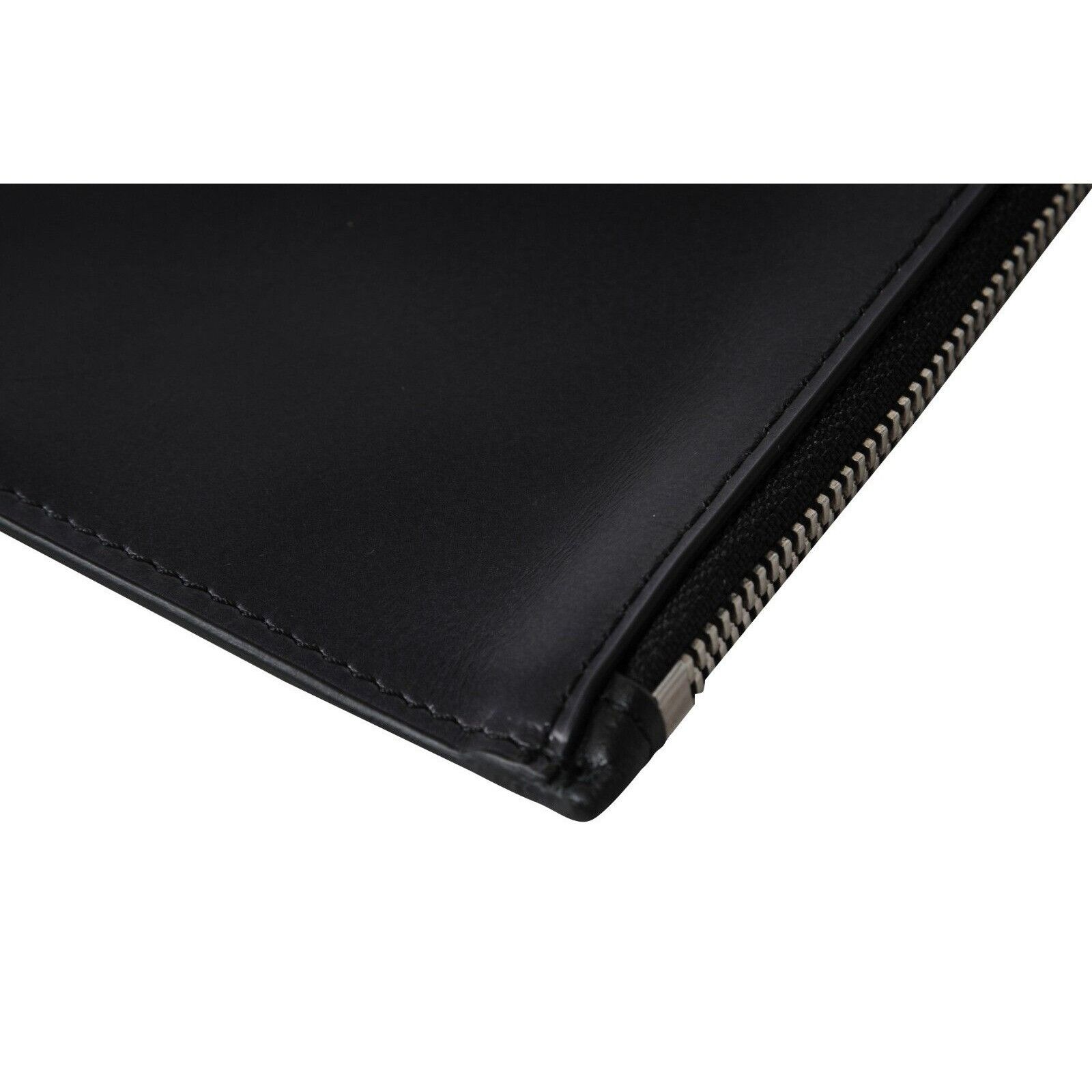 Marcelo Burlon Never Sleep Pouch Bag Black Leather Document Size ONE SIZE - 9 Thumbnail